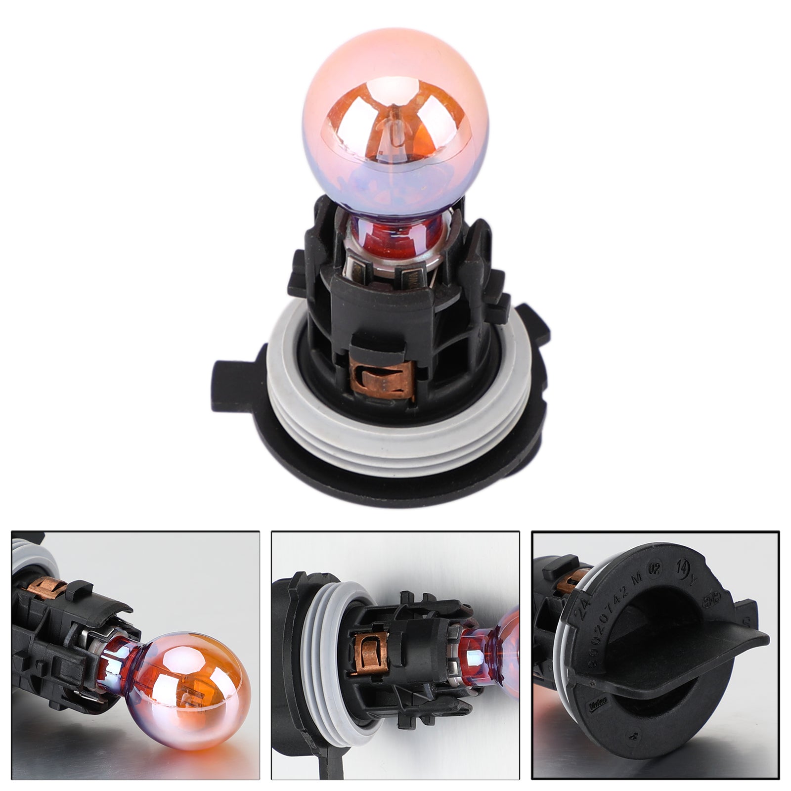 Per Philips con presa PWY24WSV 12174SV 12V24W Lampadina ambrata Indicatore di direzione Luce generica