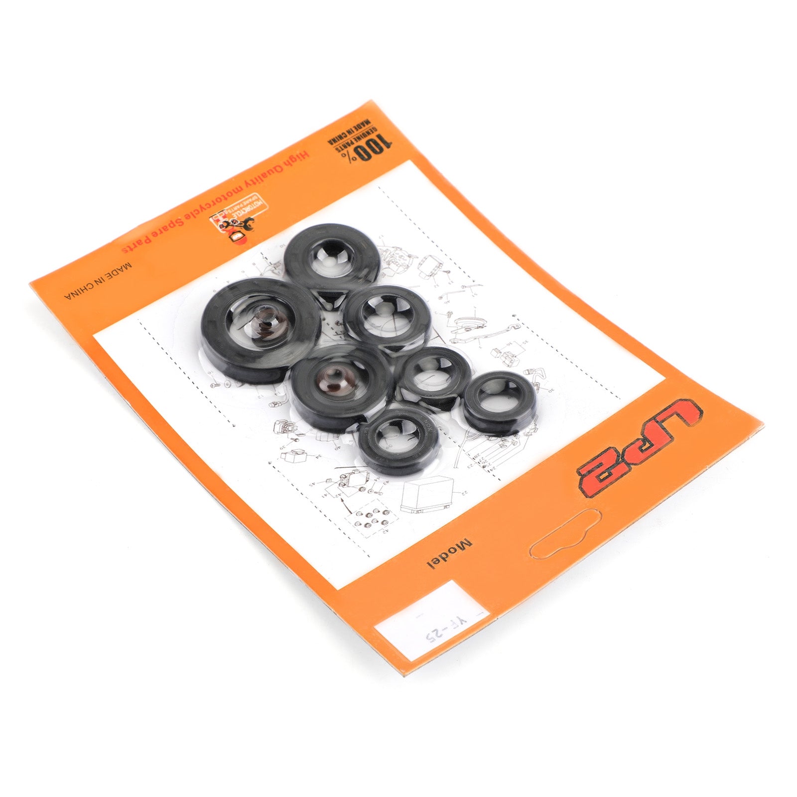 9-delige motoroliekeerringset voor Honda XL200R XL185 XL185S 1979-1993 Generiek