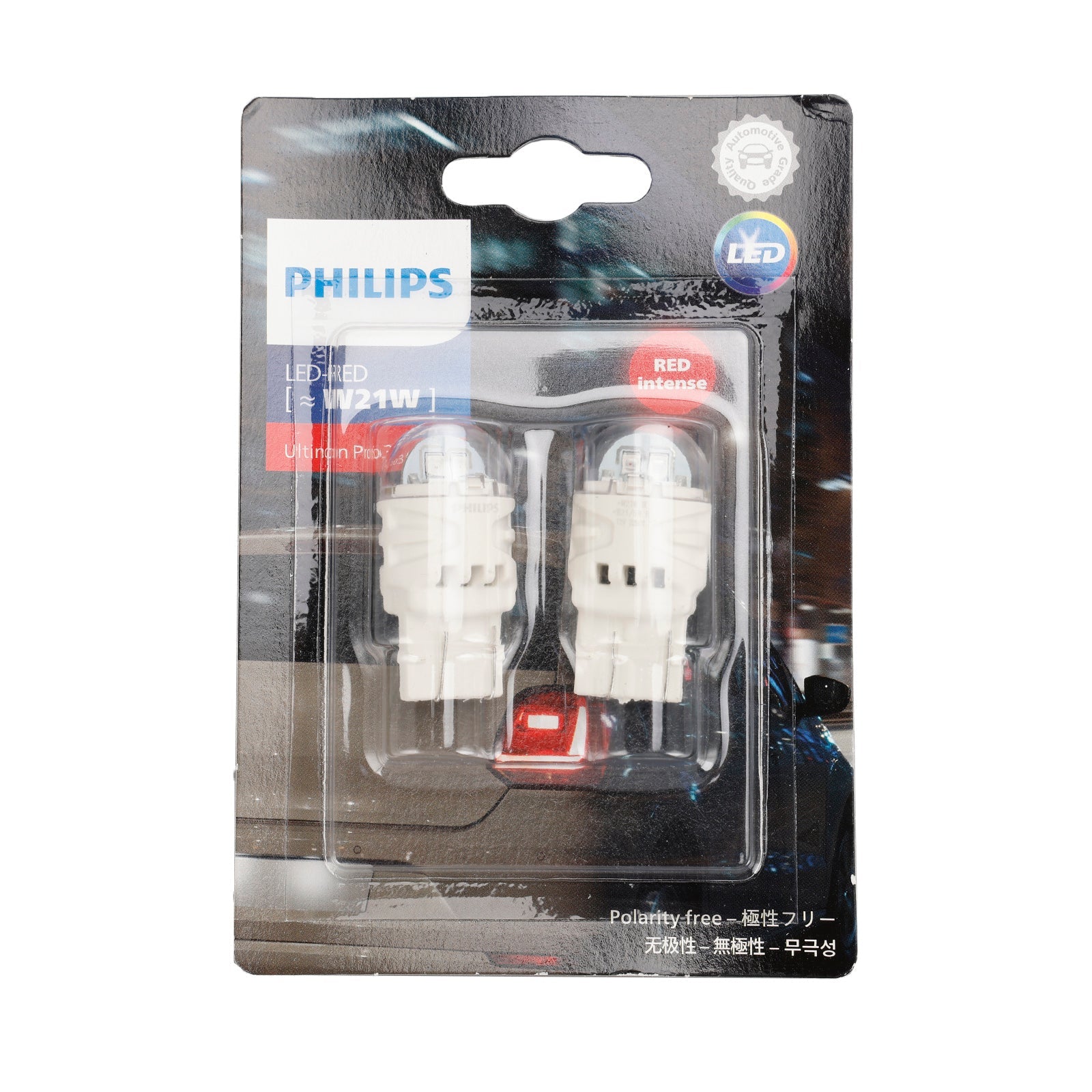 Mallille Philips 11065RU31B2 Ultinon Pro3100 LED-RED W21W W3x16d 12V