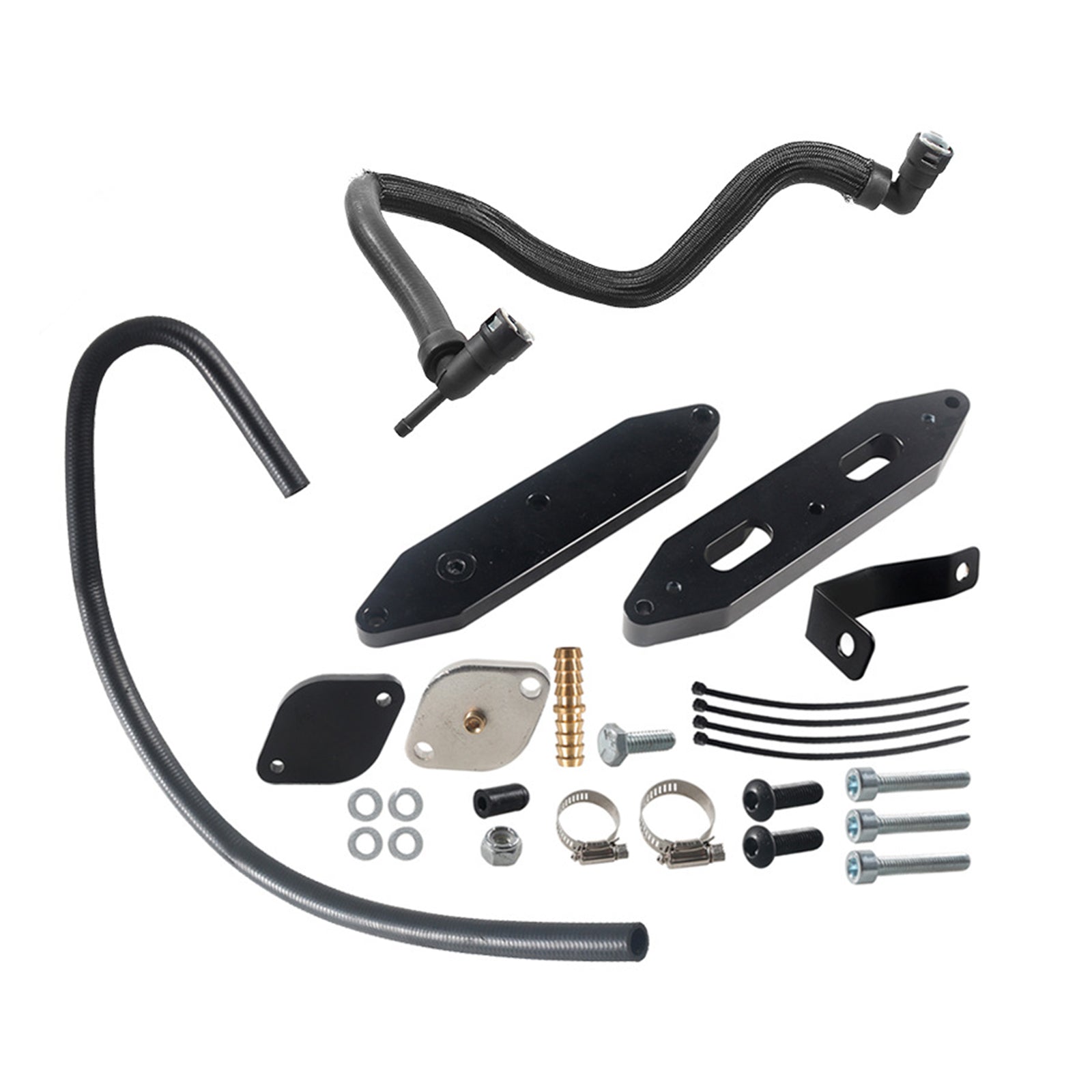 2011-2019 Ford 6.7L Powerstroke Diesel Kit de suppression EGR avec tuyau rayonnant Fedex Express
