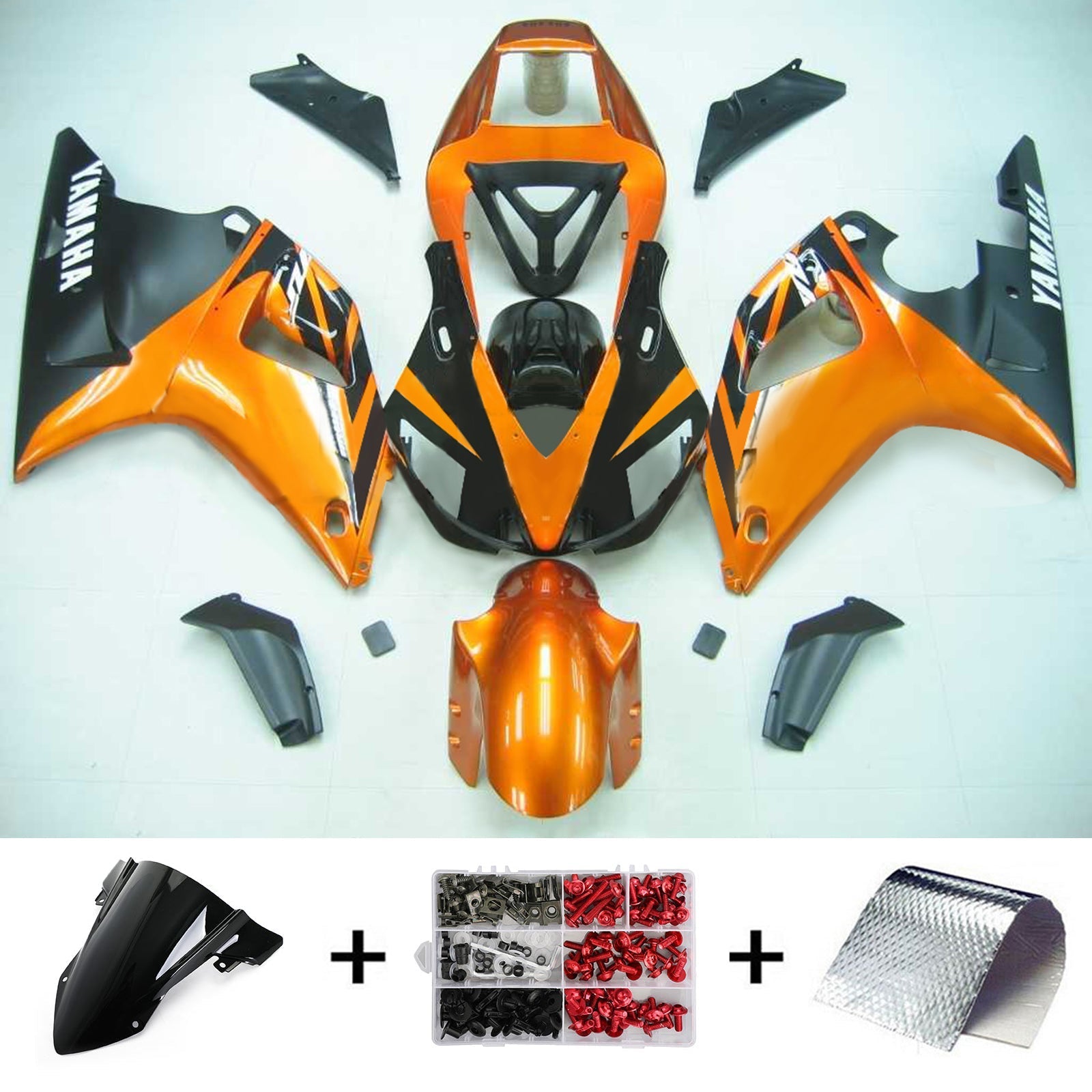 Kit de carenado Amotopart para Yamaha YZF 1000 R1 1998-1999 Genérico