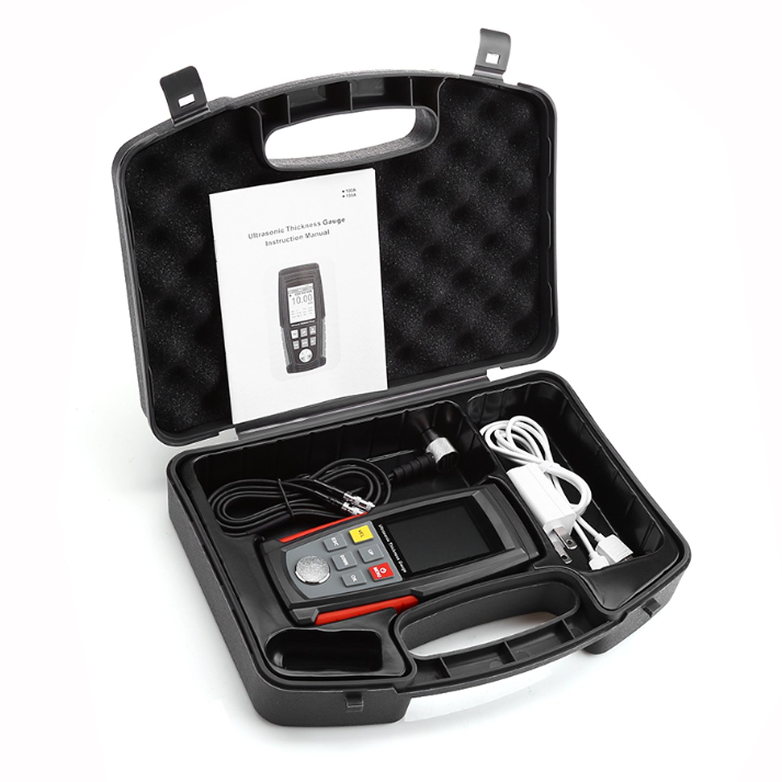 WT100A LCD TESOR Type Inteligent Sensor Gauge 'Ultrazvočna debelina hitrosti zvoka