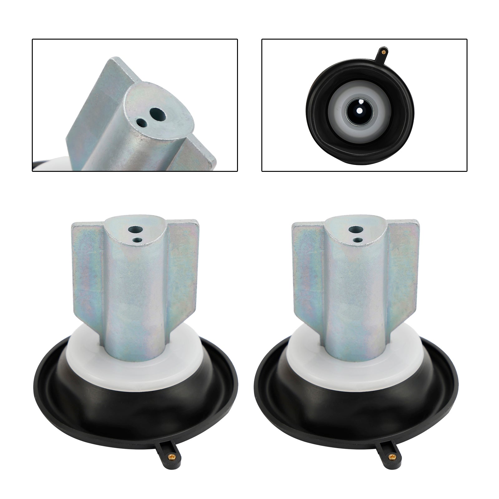 Diafragma de pistón de carburador de 2 uds apto para Kawasaki PRAIRIE 700 KVF650 KVF700