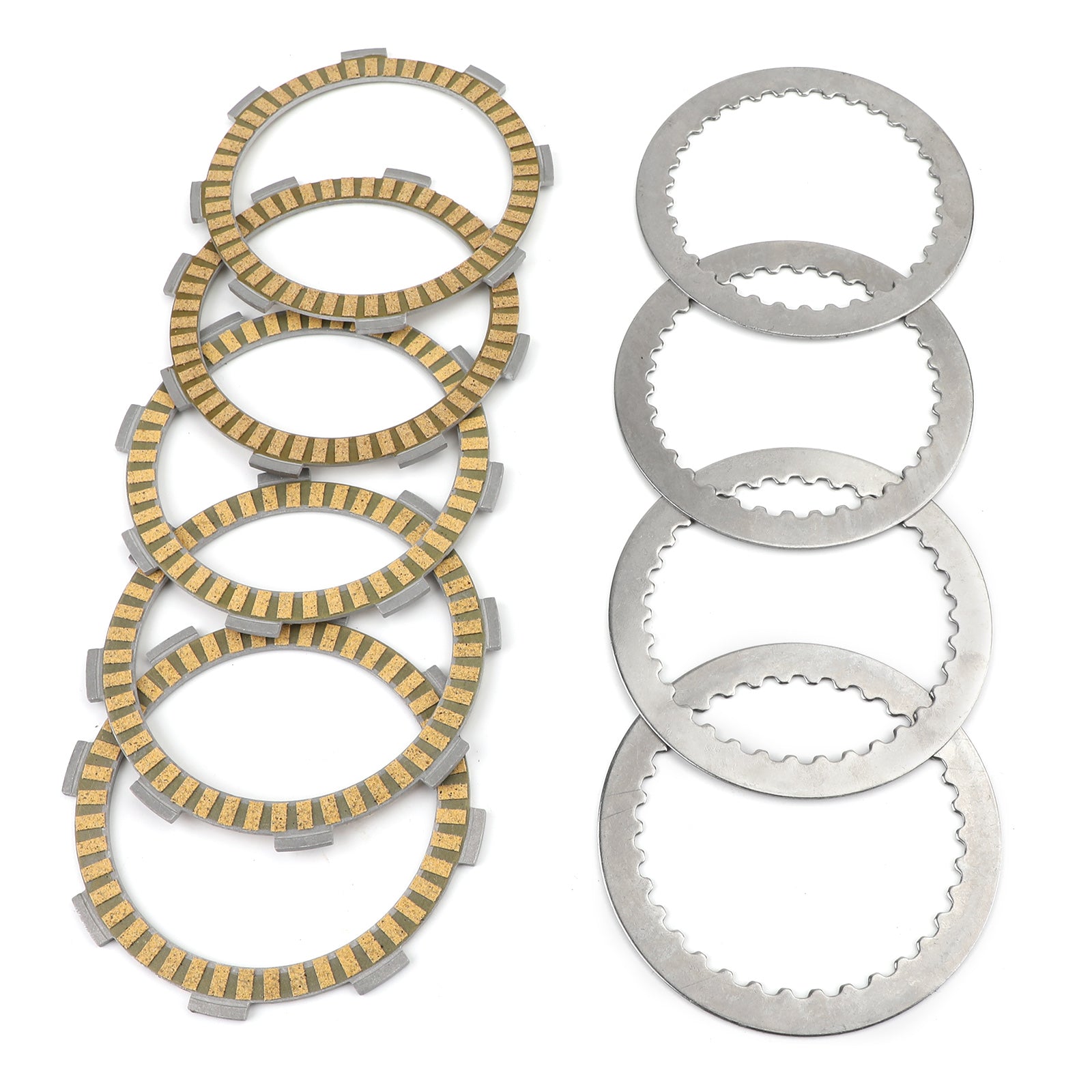 Stalowy zestaw sprzęgła i tarcze cierne do Hondy CBF125 CBF150 CRF150F CB125F Generic