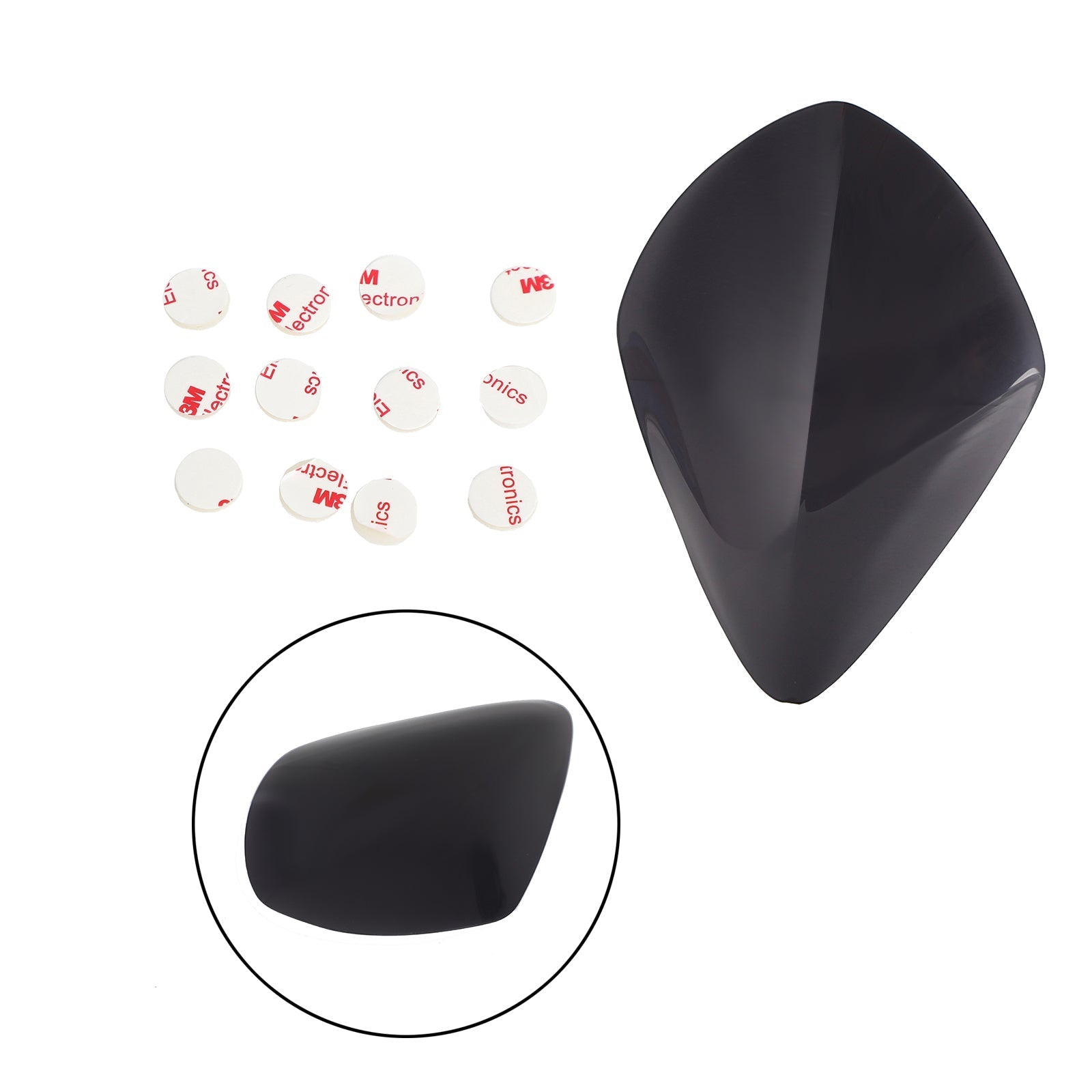 Protecteur de lentille de phare avant pour Suzuki Gsxr1000 Gsxr 1000 07-08 Bleu Générique