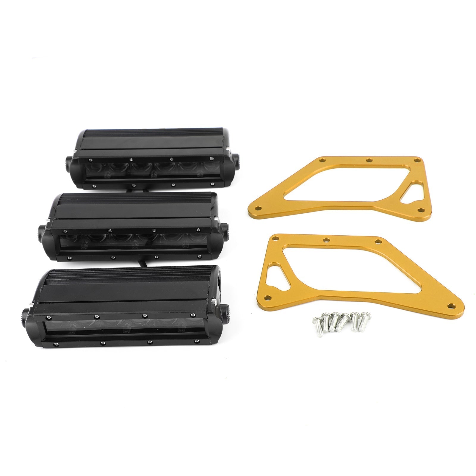 Phare à barre lumineuse blanche à 3 rangées de LED pour Honda MSX 125 SF Grom 13-2019 Gold Generic