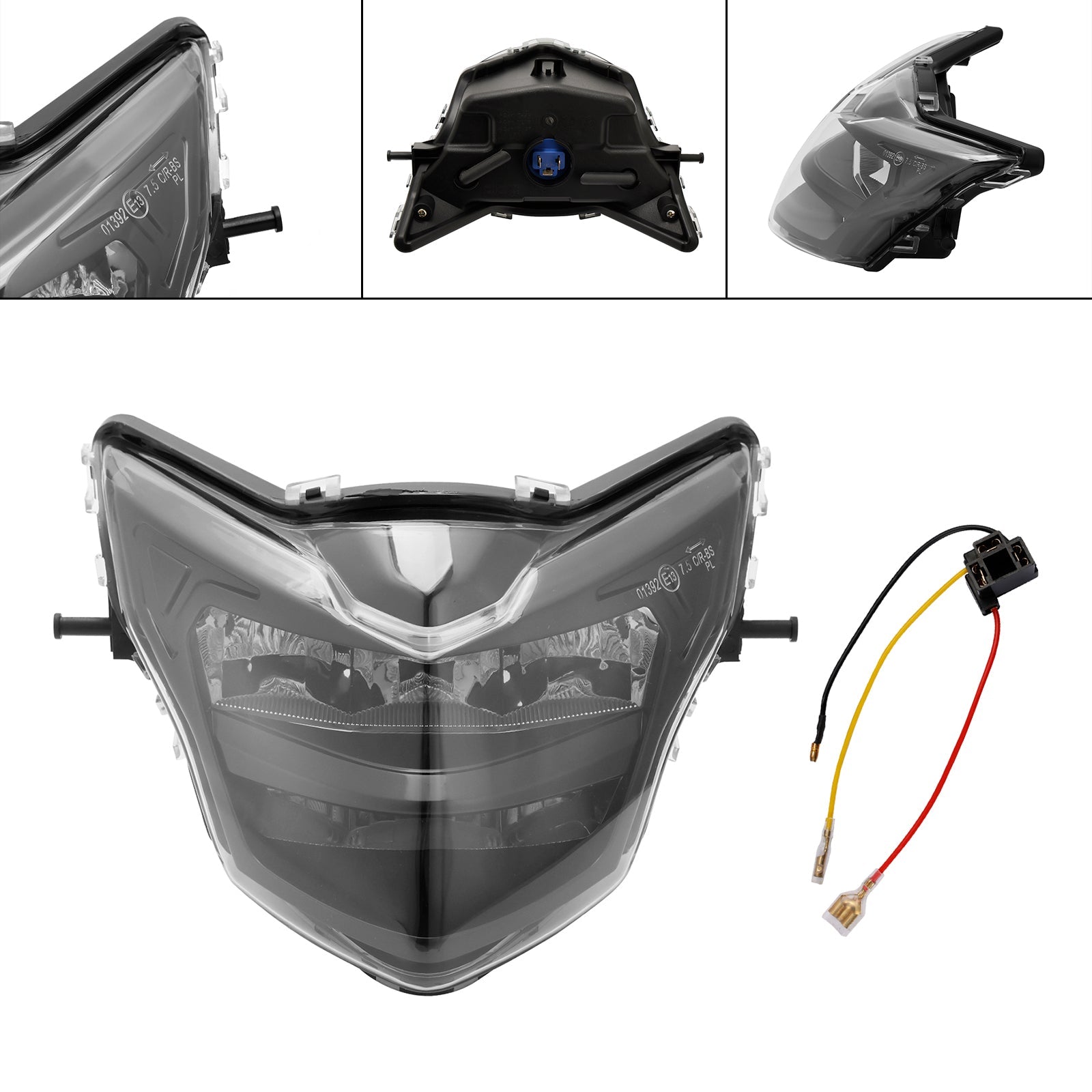 Yamaha LC135 V2-V6 V3 Cabeza delantero de la cabeza protectora Gril LED