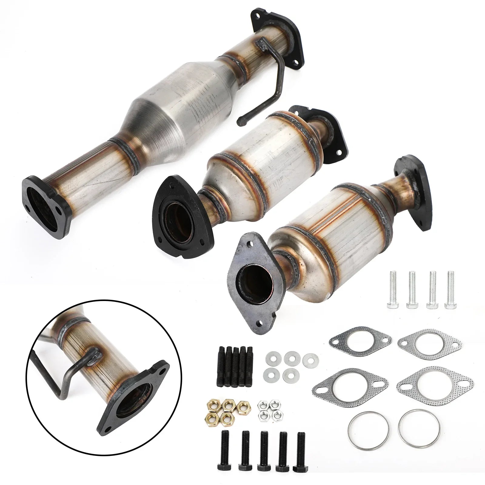 2007-2010 Saturn Outlook 3.6L 6 cilindri Tutti e 3 i catalizzatori posteriori sinistra destra