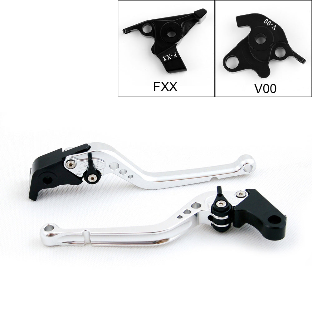 Leviers d'embrayage de frein pour Honda VFR800 CBR1100XX/BLACKBIRD ST1300/ST1300A Noir Générique