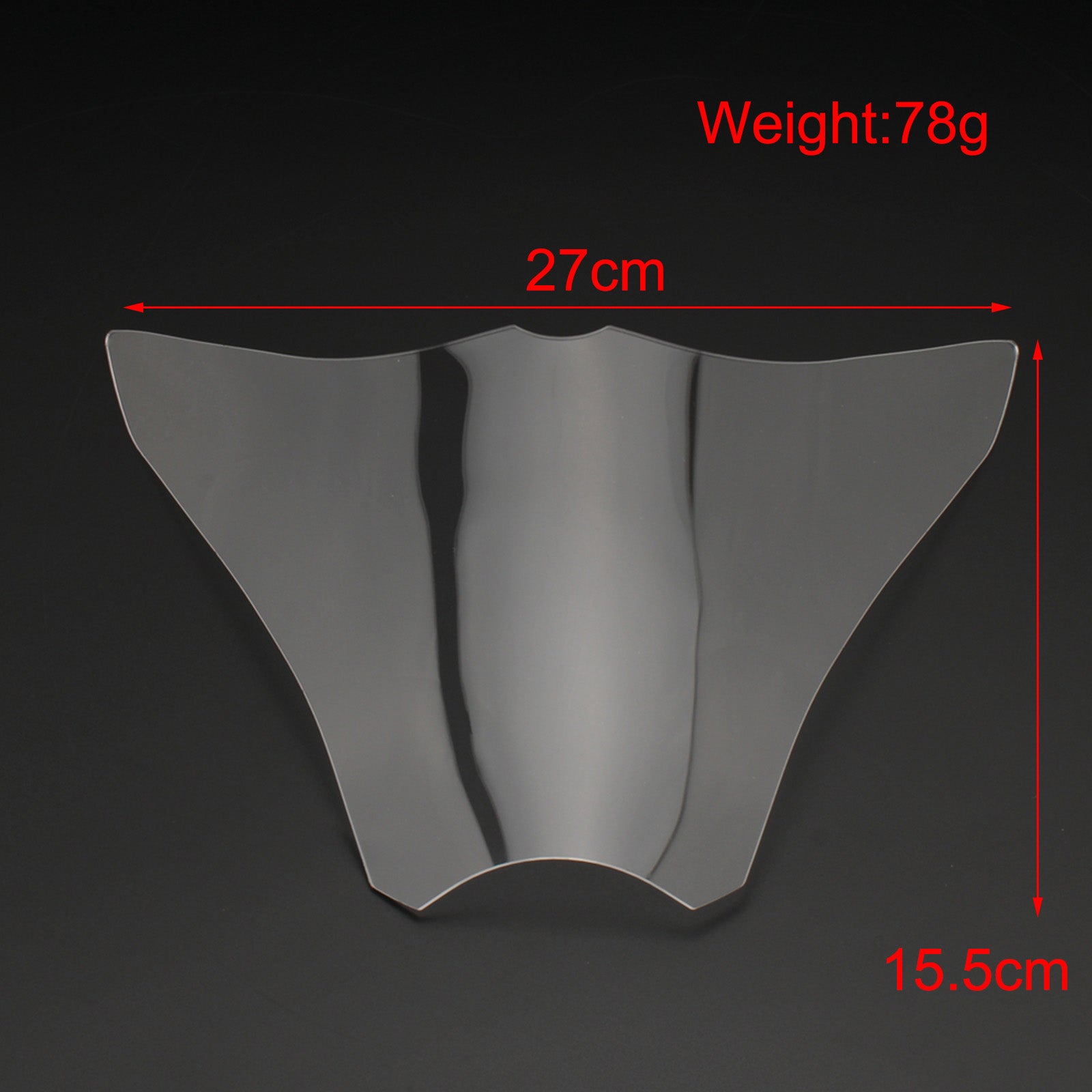 Ajovalonsuoja ennen lamppu-linssiä, joka sopii Honda CB1000R 08-17: lle yleinen savu