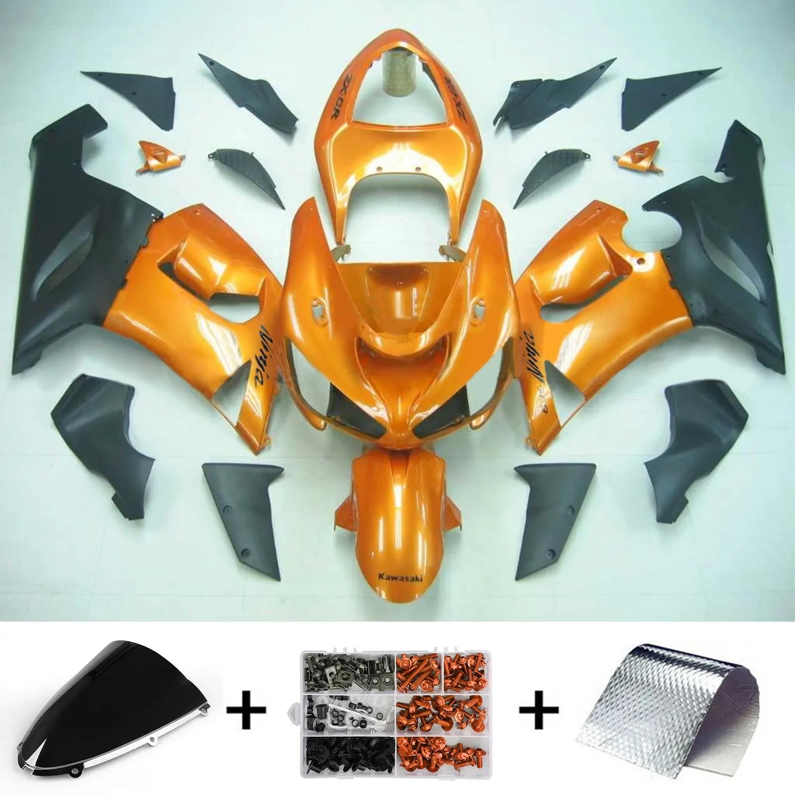 Amotopart kuipset voor Kawasaki ZX6R 636 2005-2006 Generiek