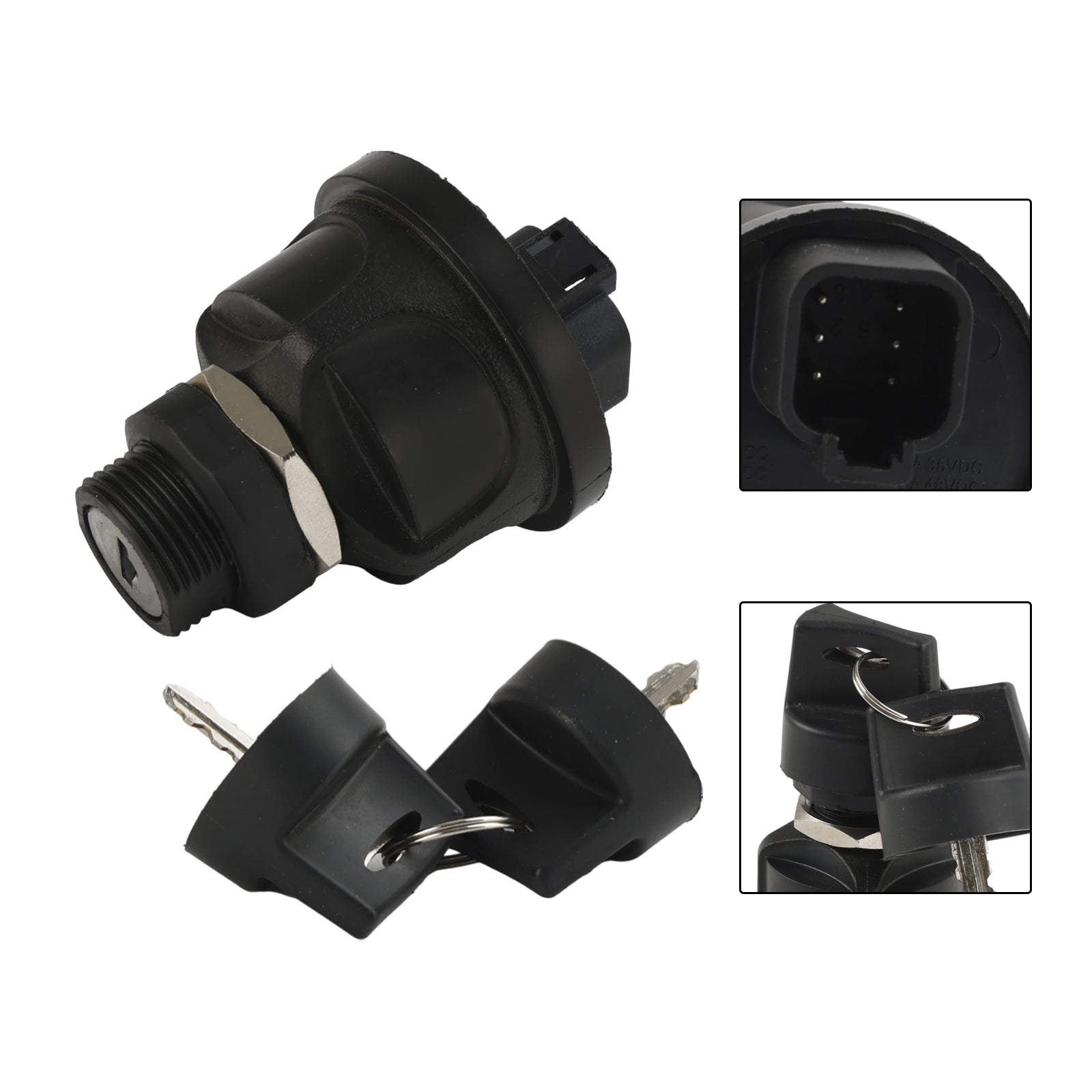 95060-01 dla Cole Hersee 4-pozycyjny uszczelniony wyłącznik zapłonu z 2 kluczami