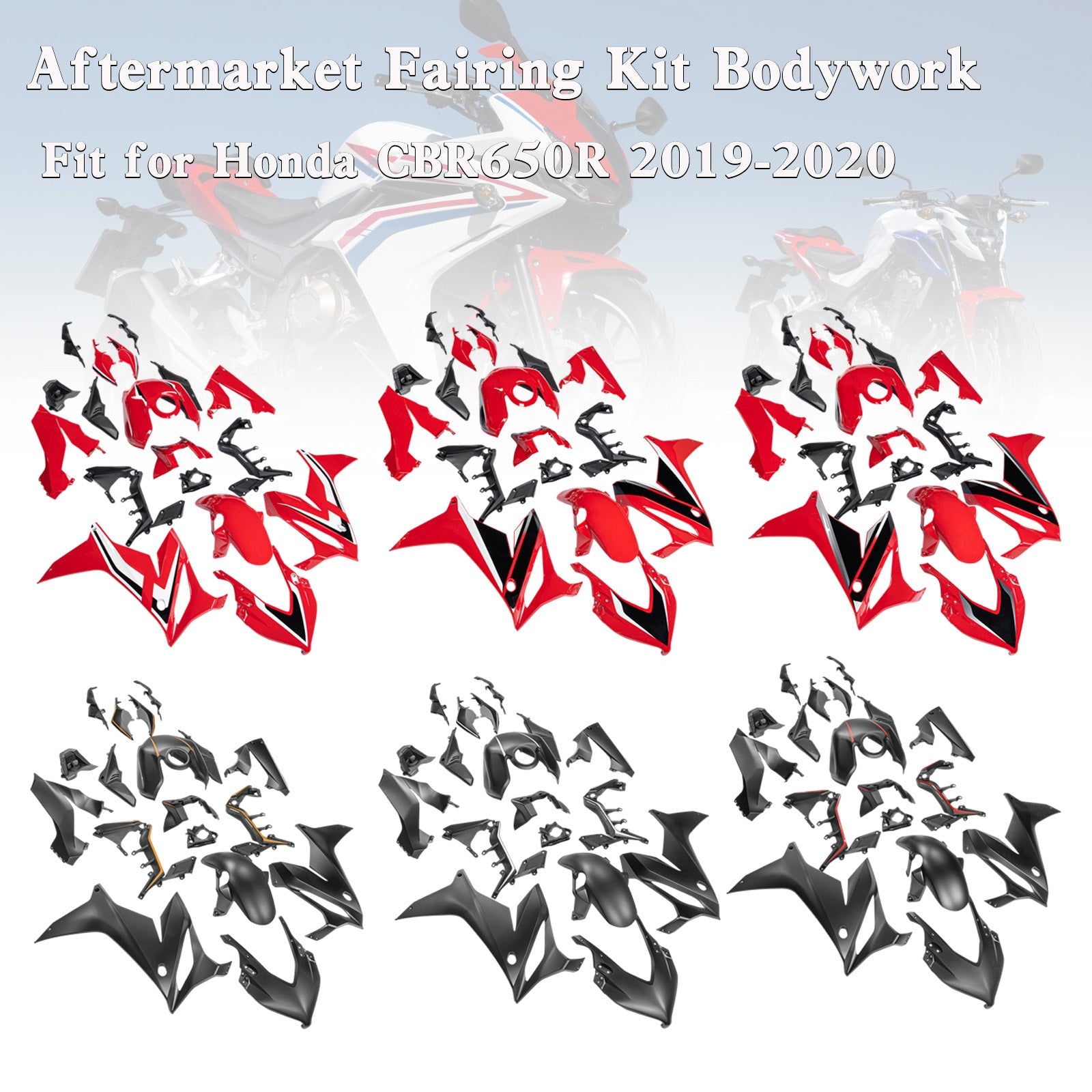 ABS Honda CBR650R 2019-2020 muovinen ruiskutusmuovaus