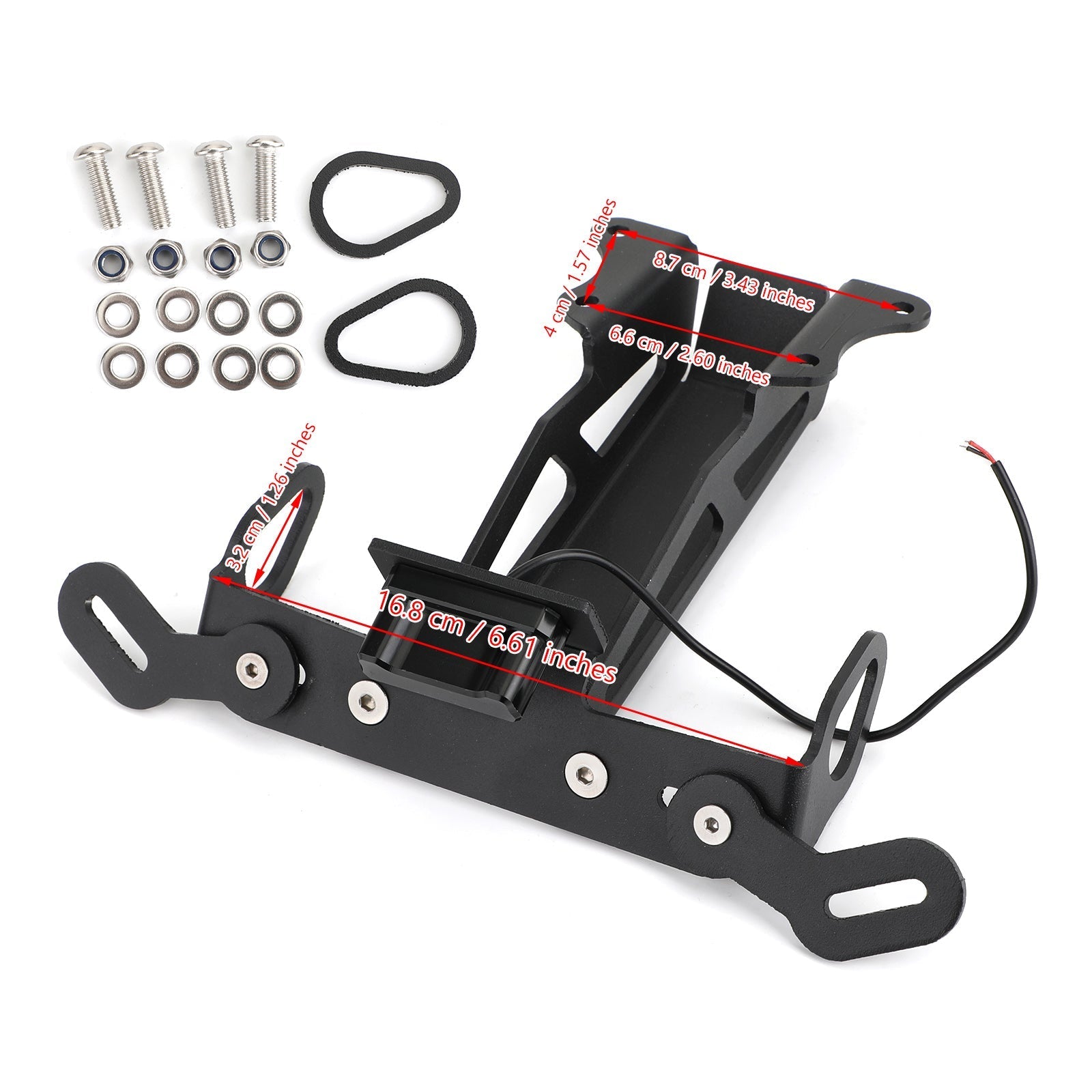 Uchwyt tylnej tablicy rejestracyjnej do YAMAHA FJ-09 / MT-09 Tracer 2015-2018 Generic