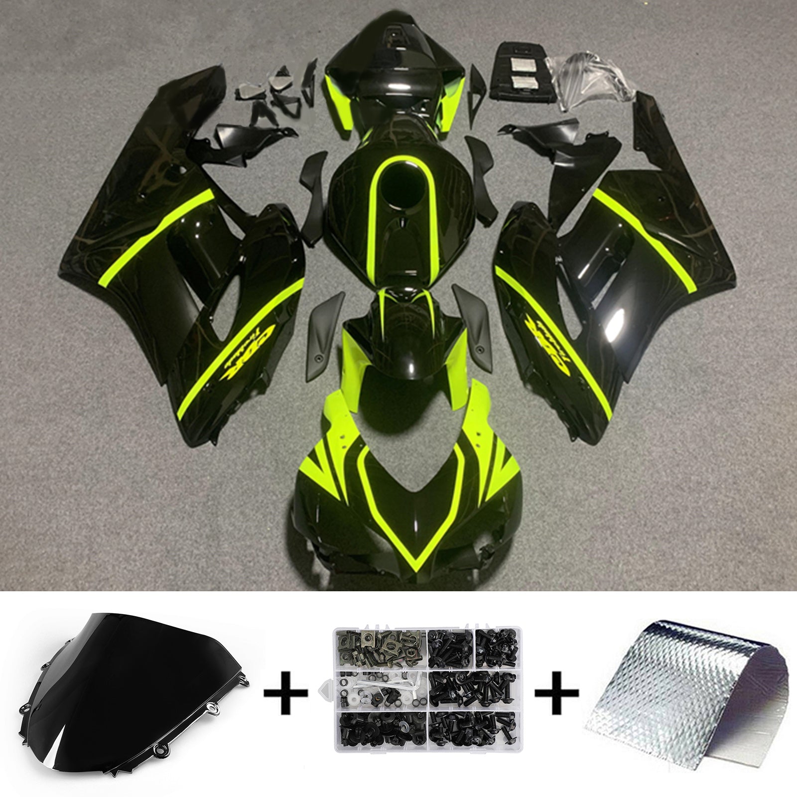 Amotopart Honda CBR1000RR 2004-2005 ABS muovinen korin suojasarja