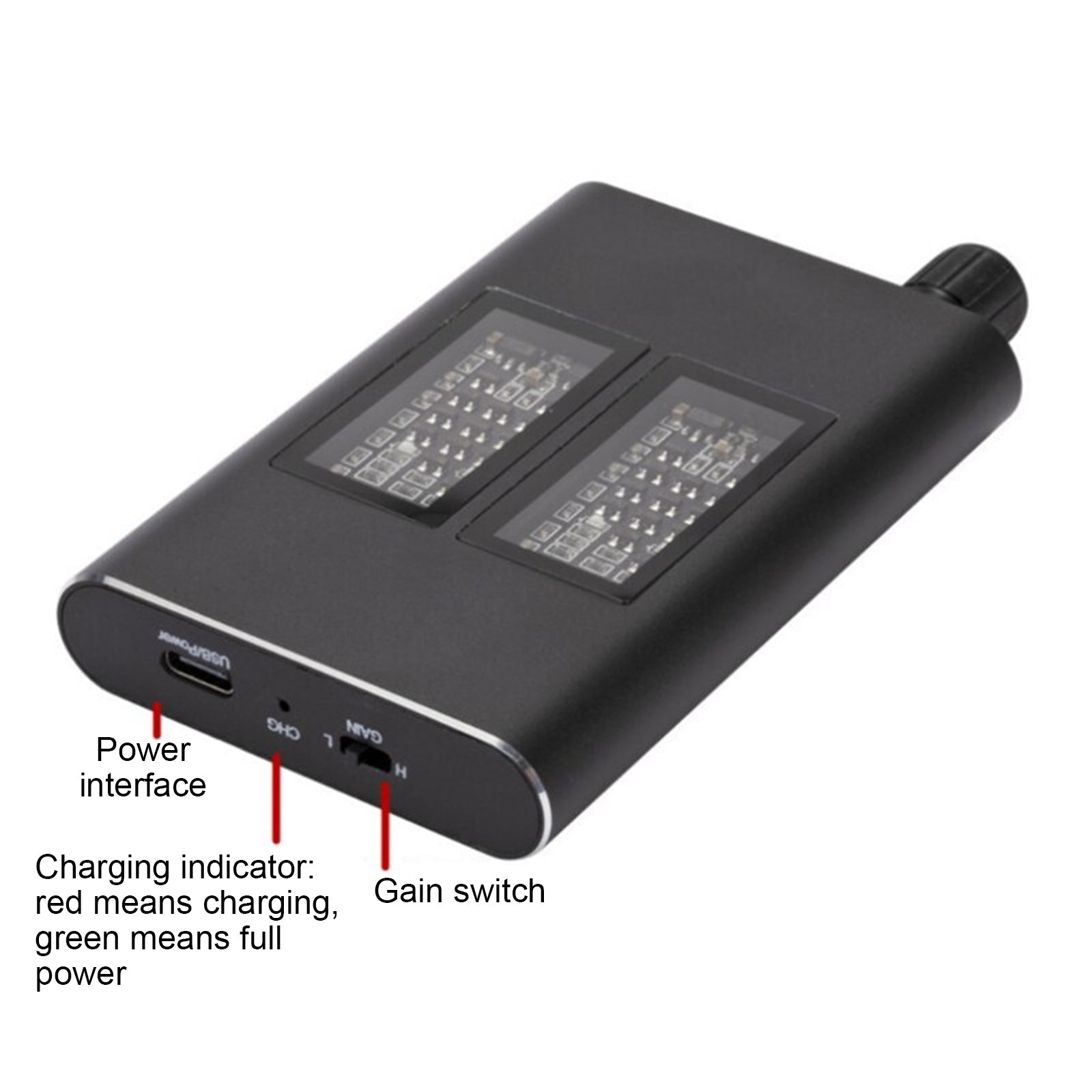 HIFI Casque Amplificateur Compagnon Baladeur Portable Réglable AMP 3.5mm Port AUX