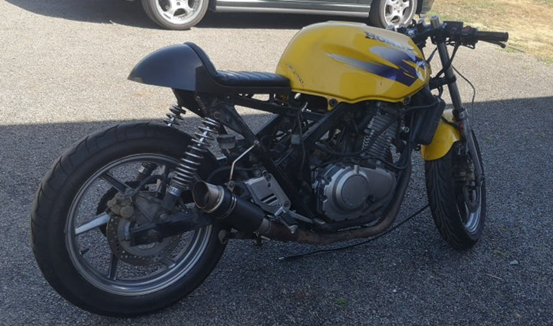 Universal Cafe Racer Seat Retro Vintage Cushion Scrambler Red Banc Generic