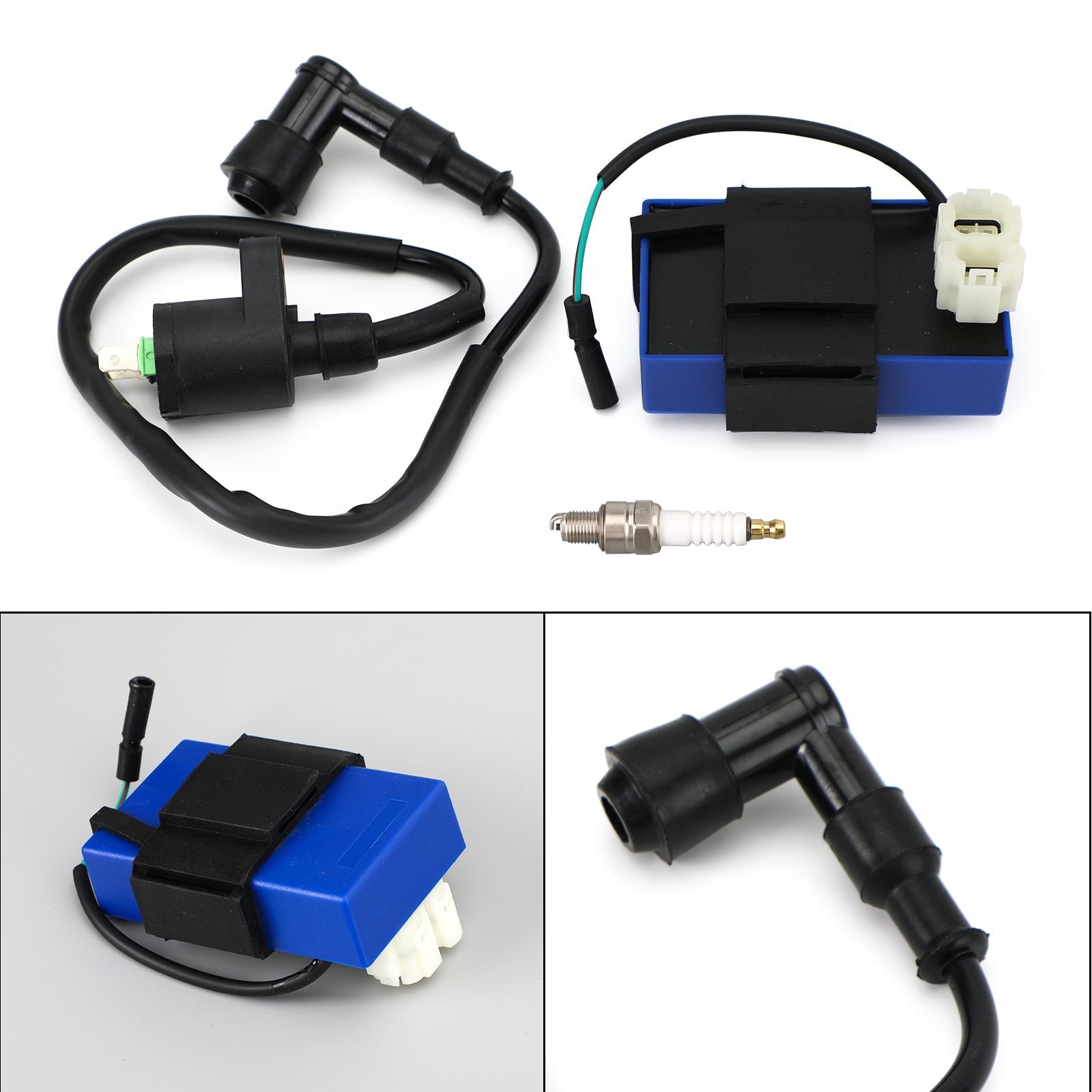 Bobine d'allumage Bougie d'allumage CDI pour Honda Sportrax 90 TRX90 2x4 93-05 30510-GF9-405 Générique