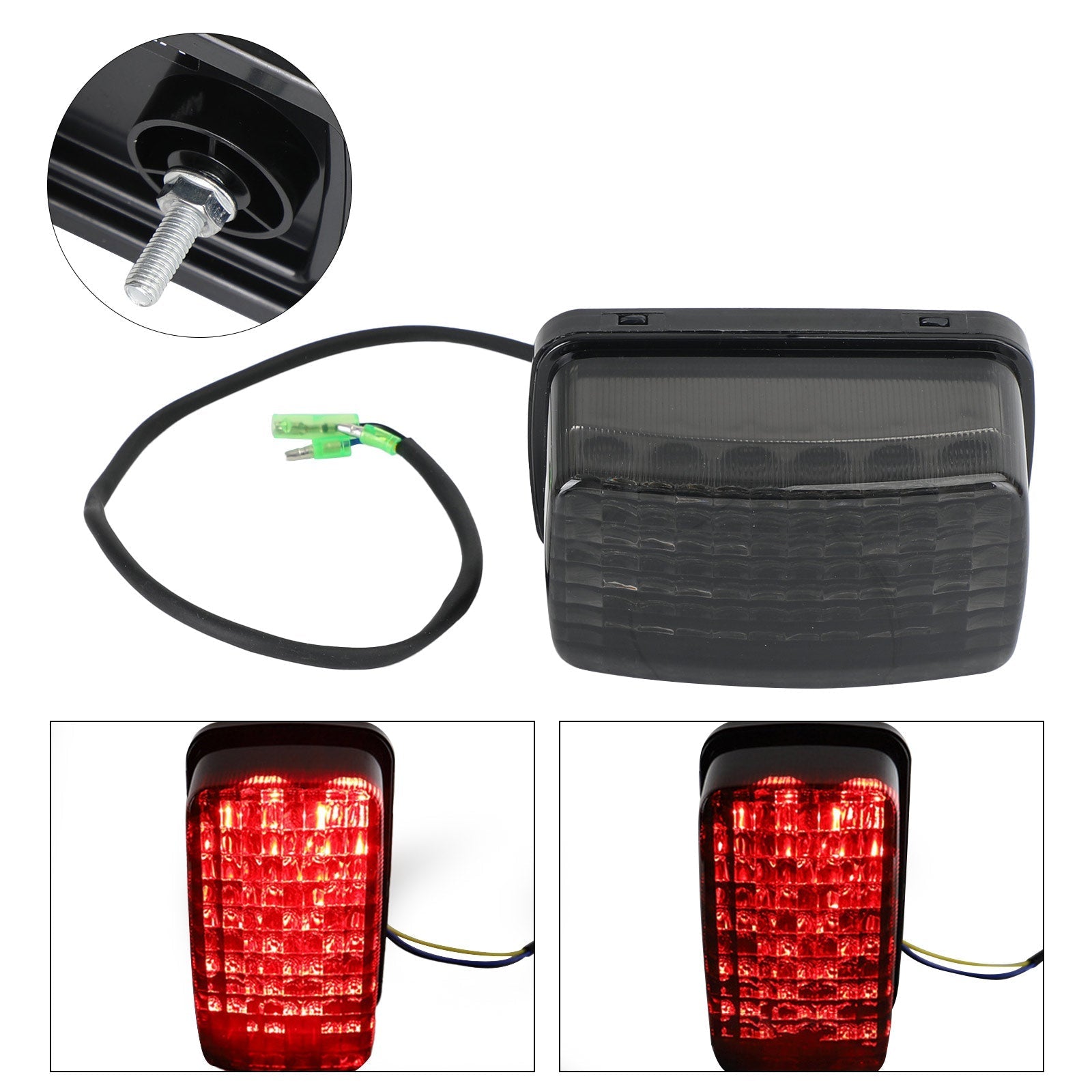 Feu arrière LED pour yamaha viking bruin wolverine 660 450 350 400 5KM-8472C-10-00 Générique