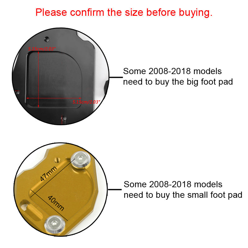 Płytka powiększania kuli motocyklowej dla BMW F800GS 2008-2018 Ogólne