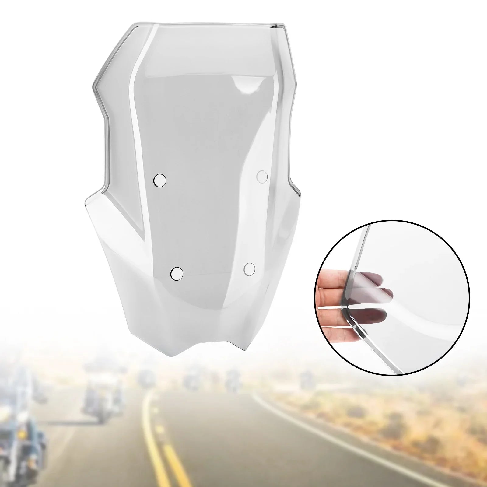 Parabrezza motociclistico in plastica ABS per BMW C400X 2018-2021 Generico