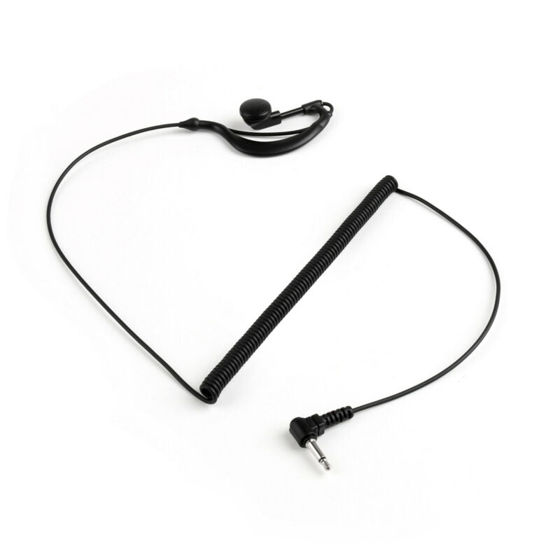 Luister naar de 3,5 mm microfoon G -vorm, alleen oortelefoon headset voor Motorola Radio -luidspreker