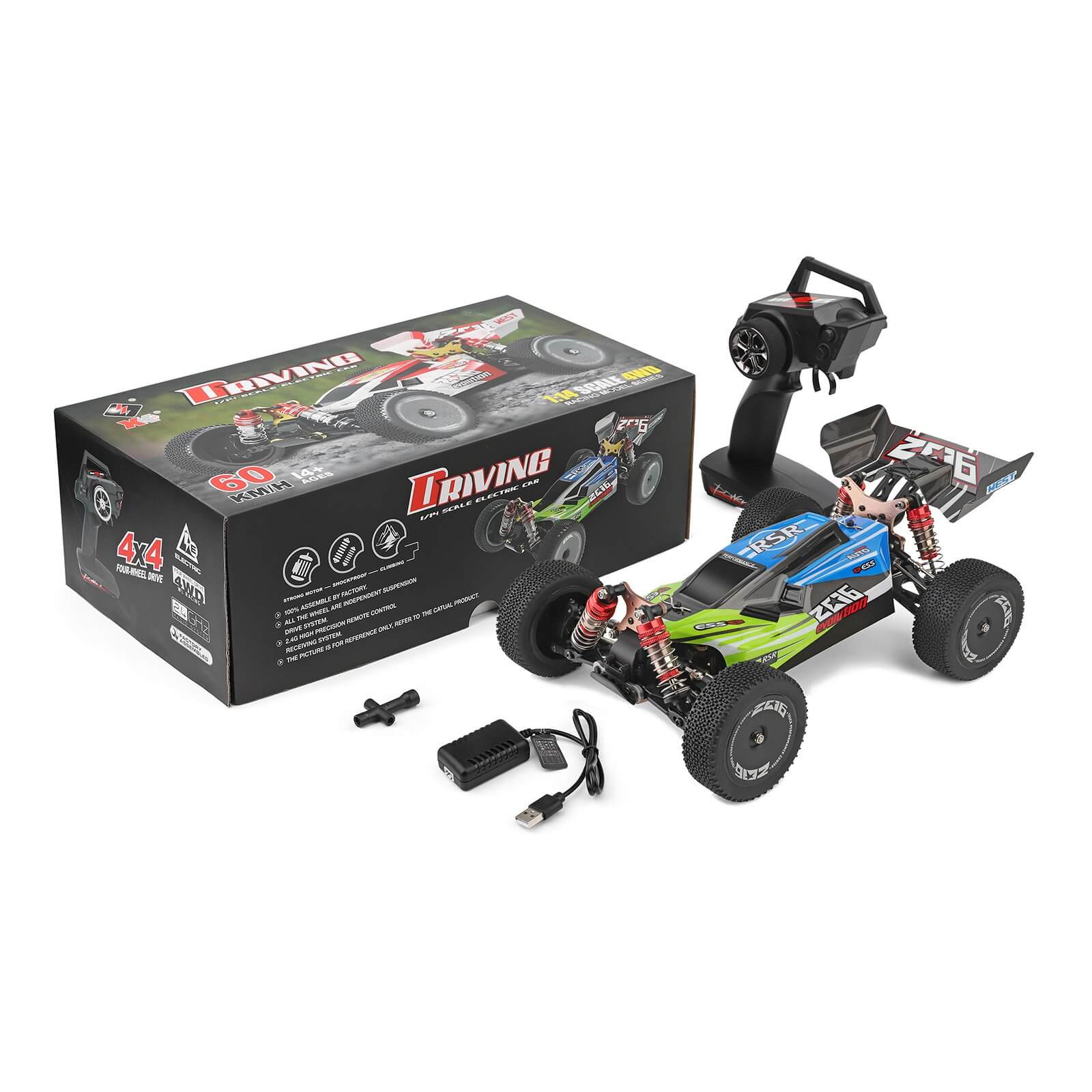 RC RTR CAR 2,4 GHz 60 km/h High -peed Drift Car Wltoys 144001