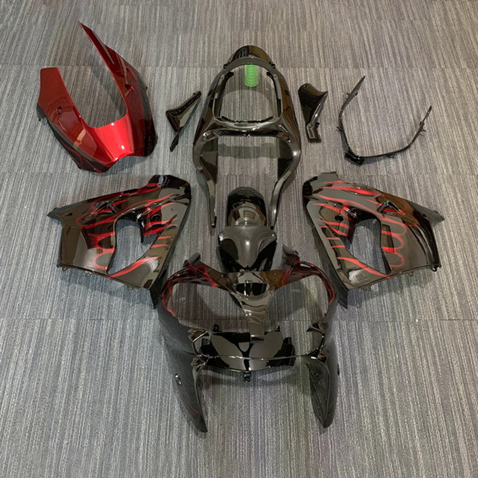 Amotopart Kawasaki ZX9R 2002-2003 ABS kunststof carrosseriekuipset