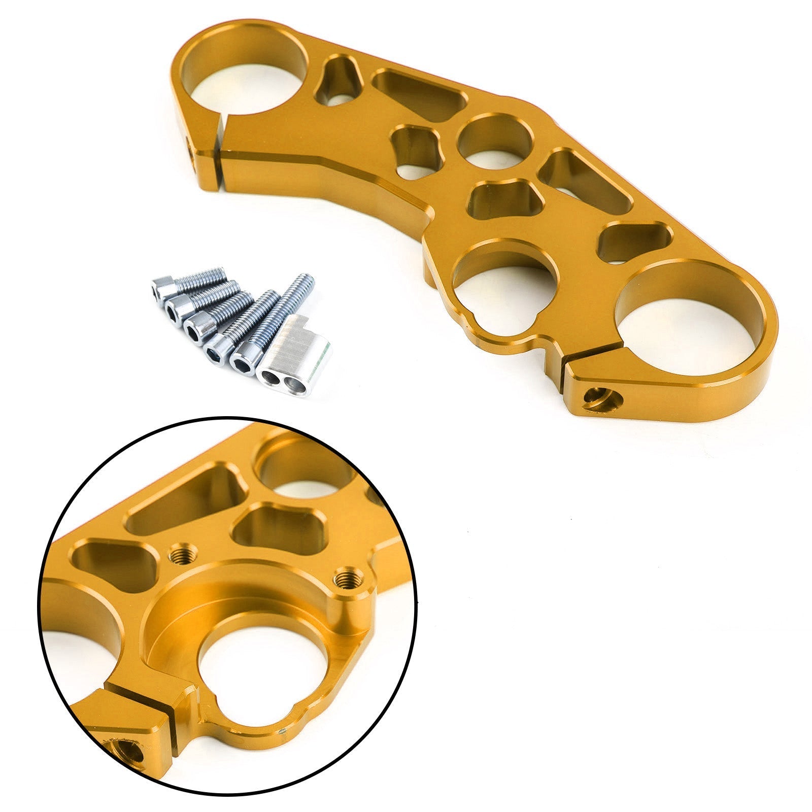 Suzuki GSXR 600 750 1000 bajando los alicates superiores antes de la camiseta de la horquilla