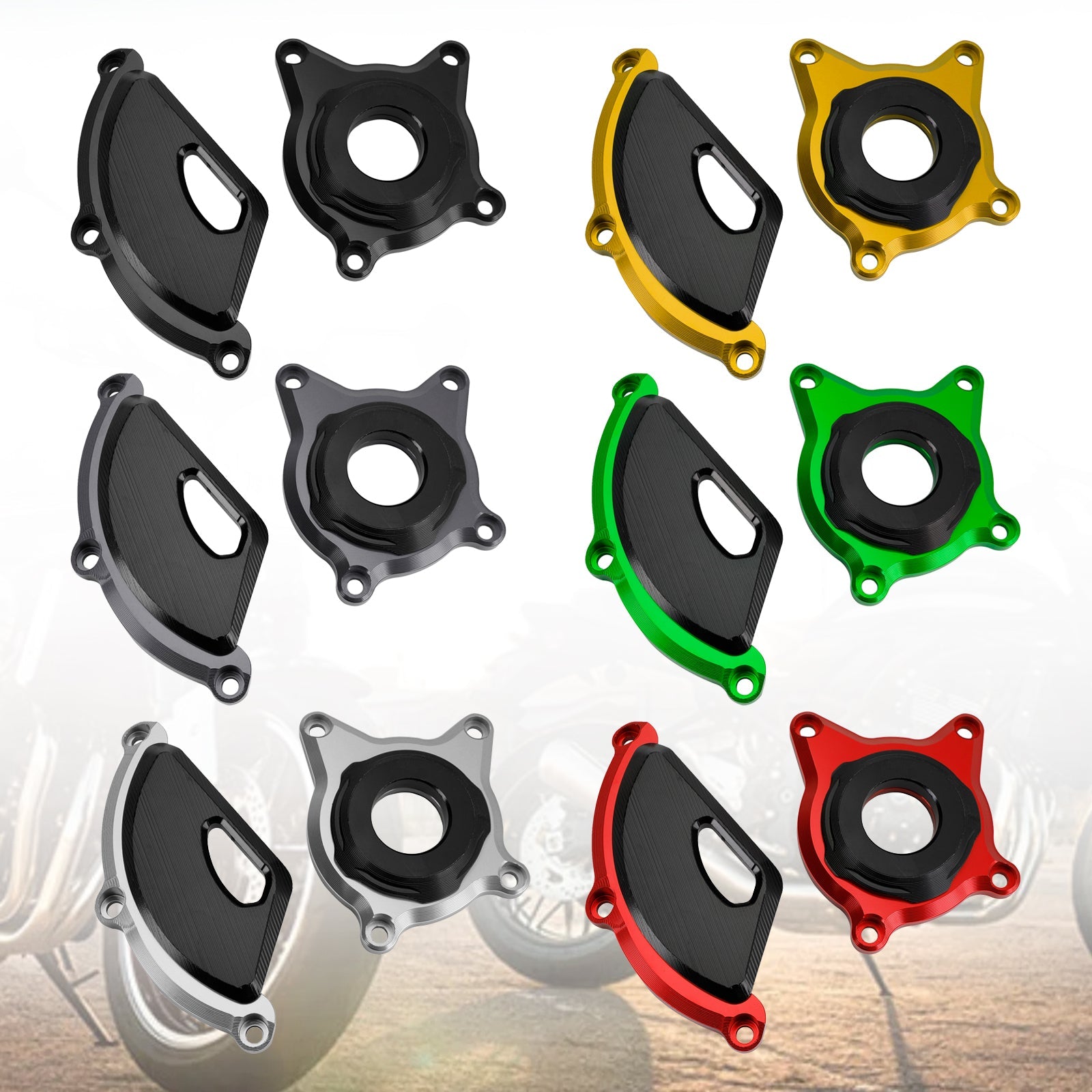 2017-2023 Kawasaki Z900 Z900rs Cafe Stator Cover Silnik Ochronne plastikowe tytan