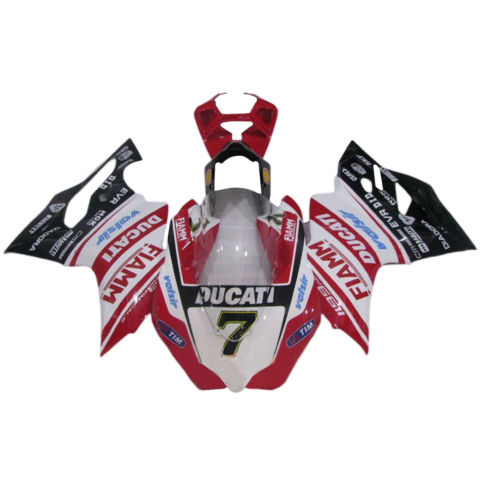 Amotopart Ducati 1199 899 2012-2015 Kit Carénage Carrosserie Plastique ABS