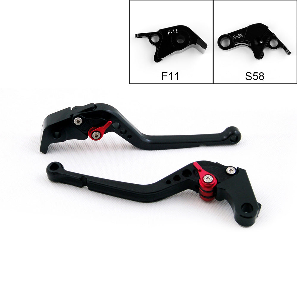 Leve della frizione del freno lunghe per aprile Aprilia RSV4/RSV4 Factory 2009-2014 Black Generic