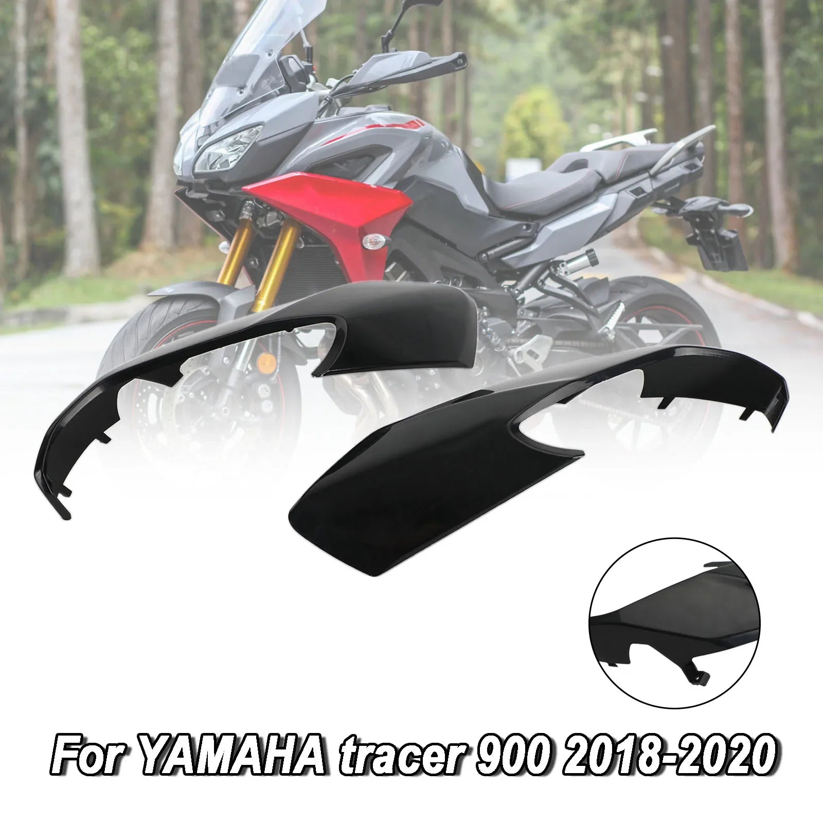 Yamaha Tracer 900/GT 2018-2020 Maalaamattomat korit.