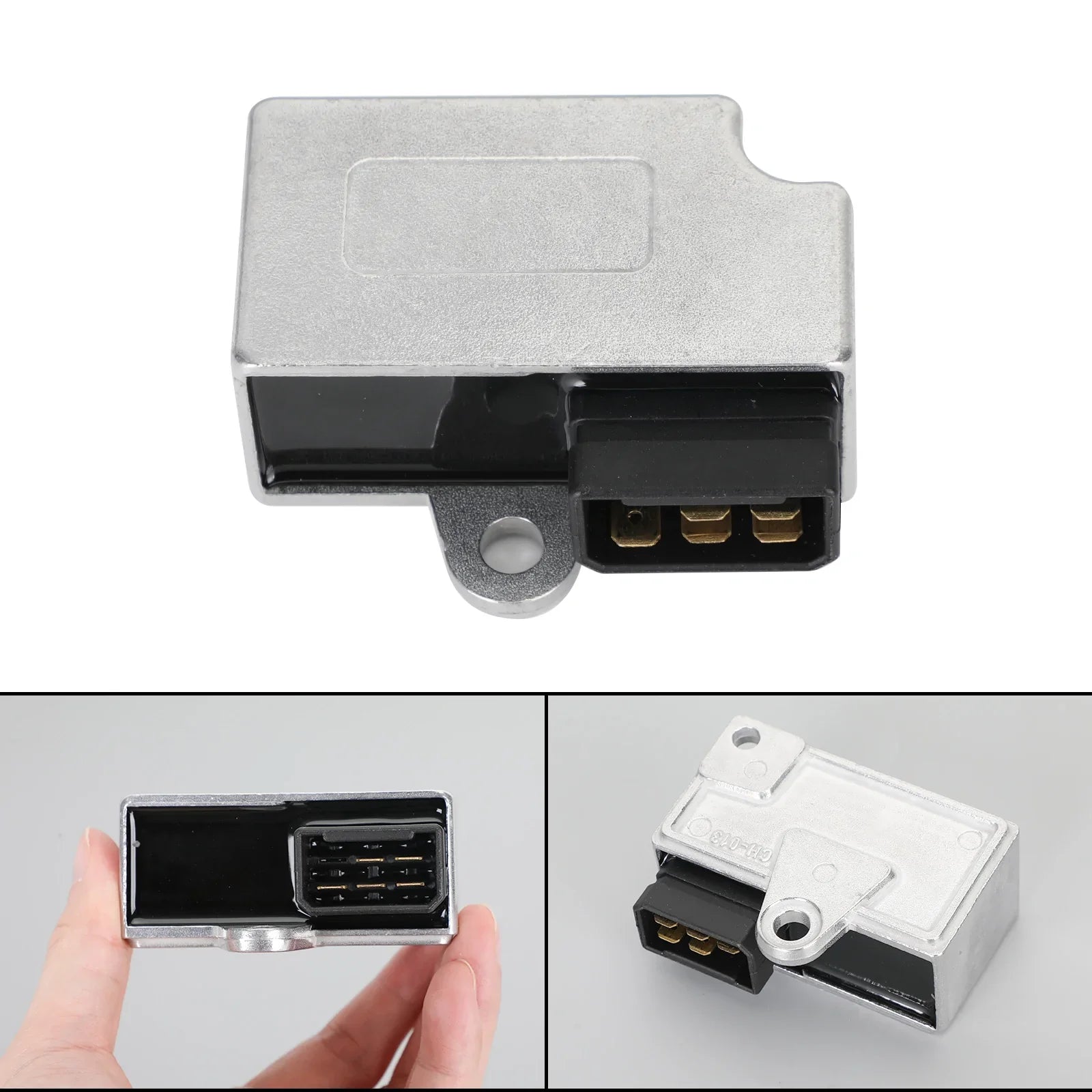 Iluminación de caja CDI para Moto Guzzi V35 350 V50 500 1977-1980 GU19721400 Generic