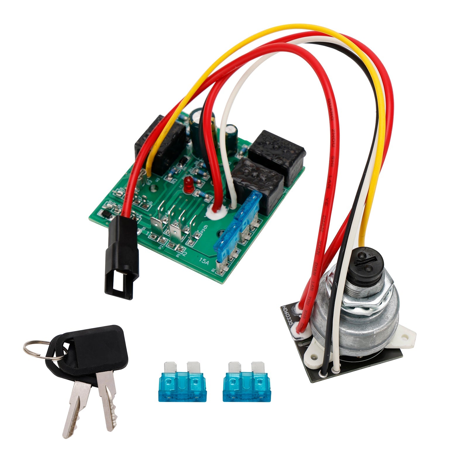 Moduł wyłącznika zapłonu z 2 kluczami AM136681 dla John Deere 325 335 345 355