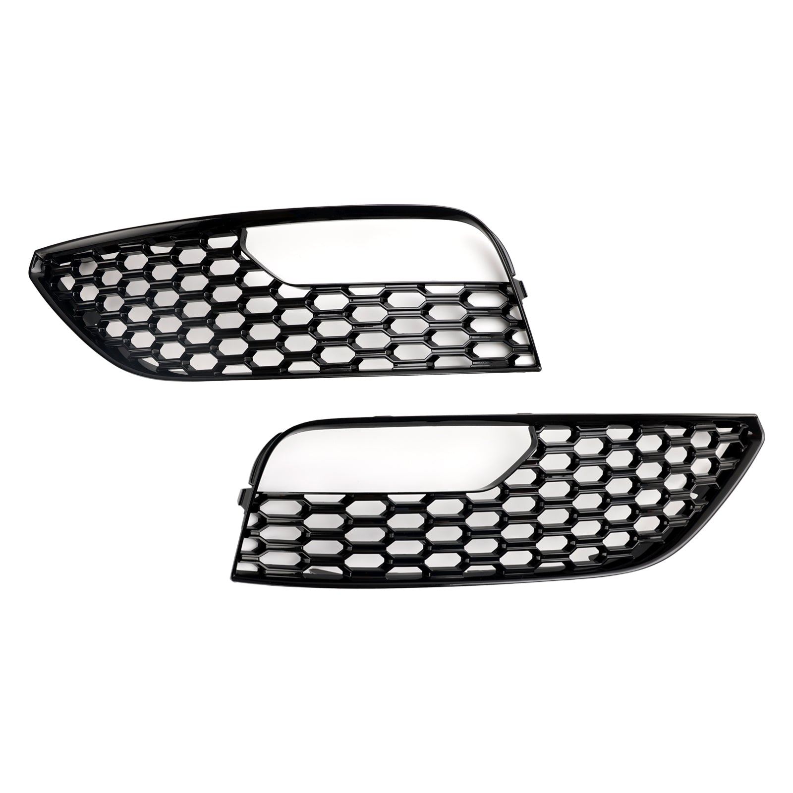 Audi A3 2012-2016 maille 2 pièces pare-chocs avant antibrouillard Surround couverture Grille