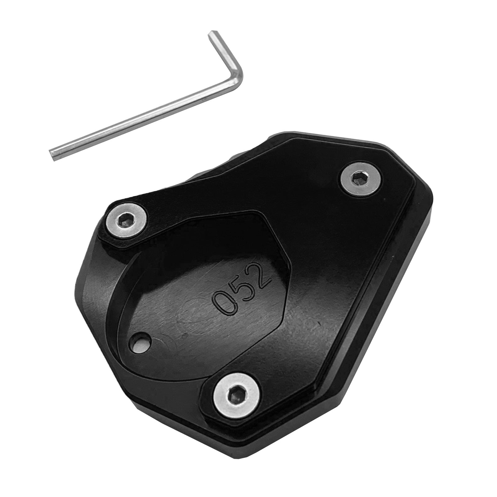Kickstand Sidestand Agrandir Plaque Pad pour KAWASAKI Ninja 400 Versys 650 KLX250 Générique