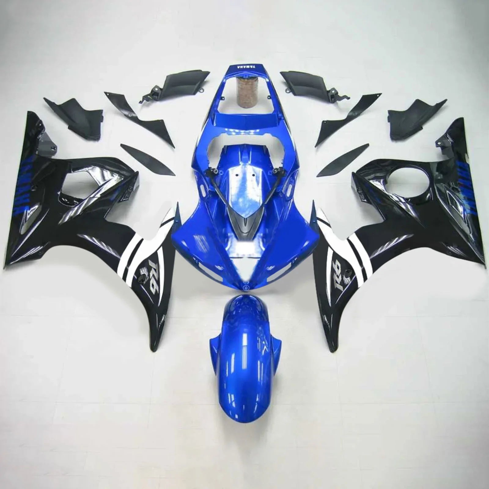 Kit de carénage Amotopart pour Yamaha YZF 600 R6 2003-2004 R6S 2006-2009