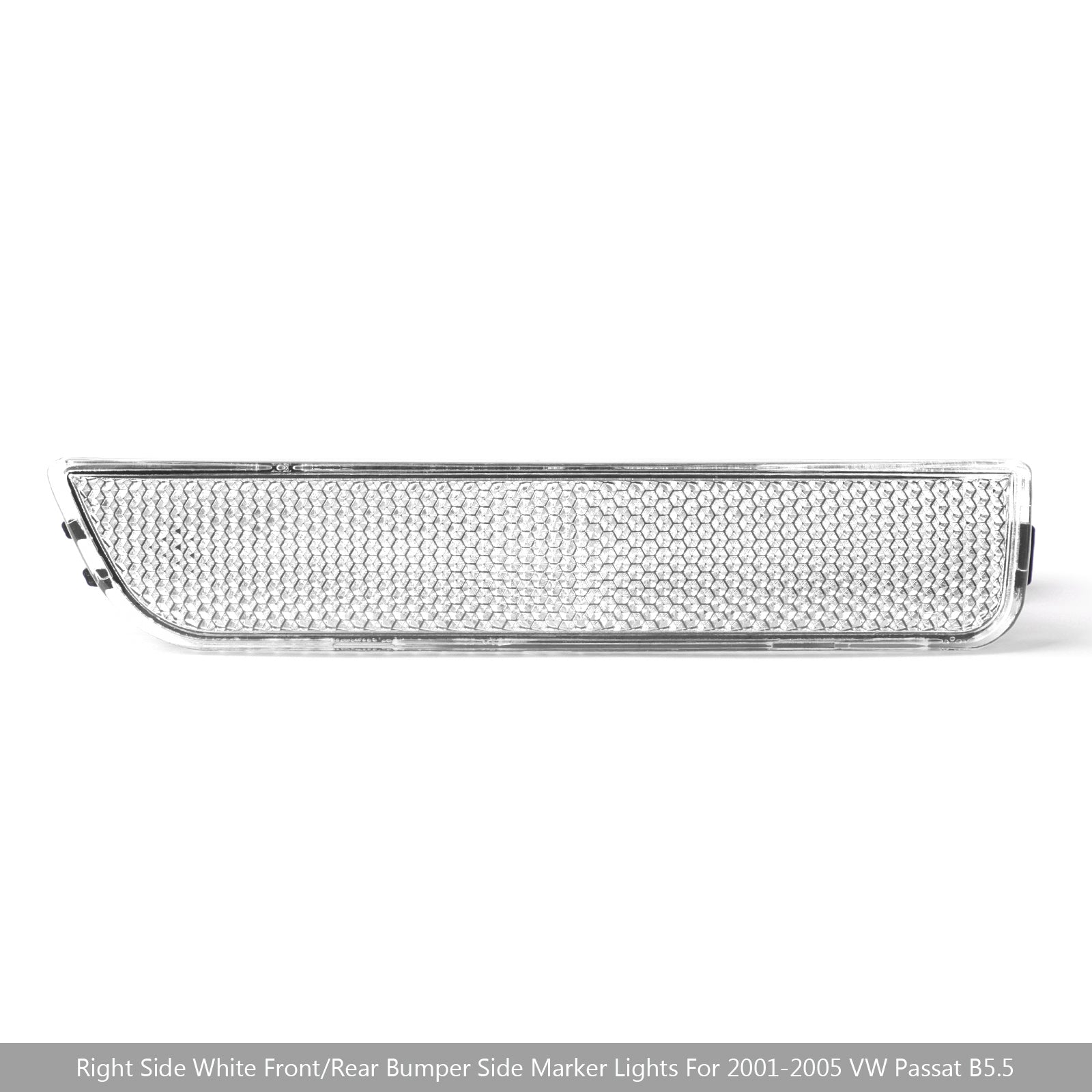 Luces de marcador laterales de parachoques delantero derecho blanco para VW Passat B5.5 genérico 2001-2005