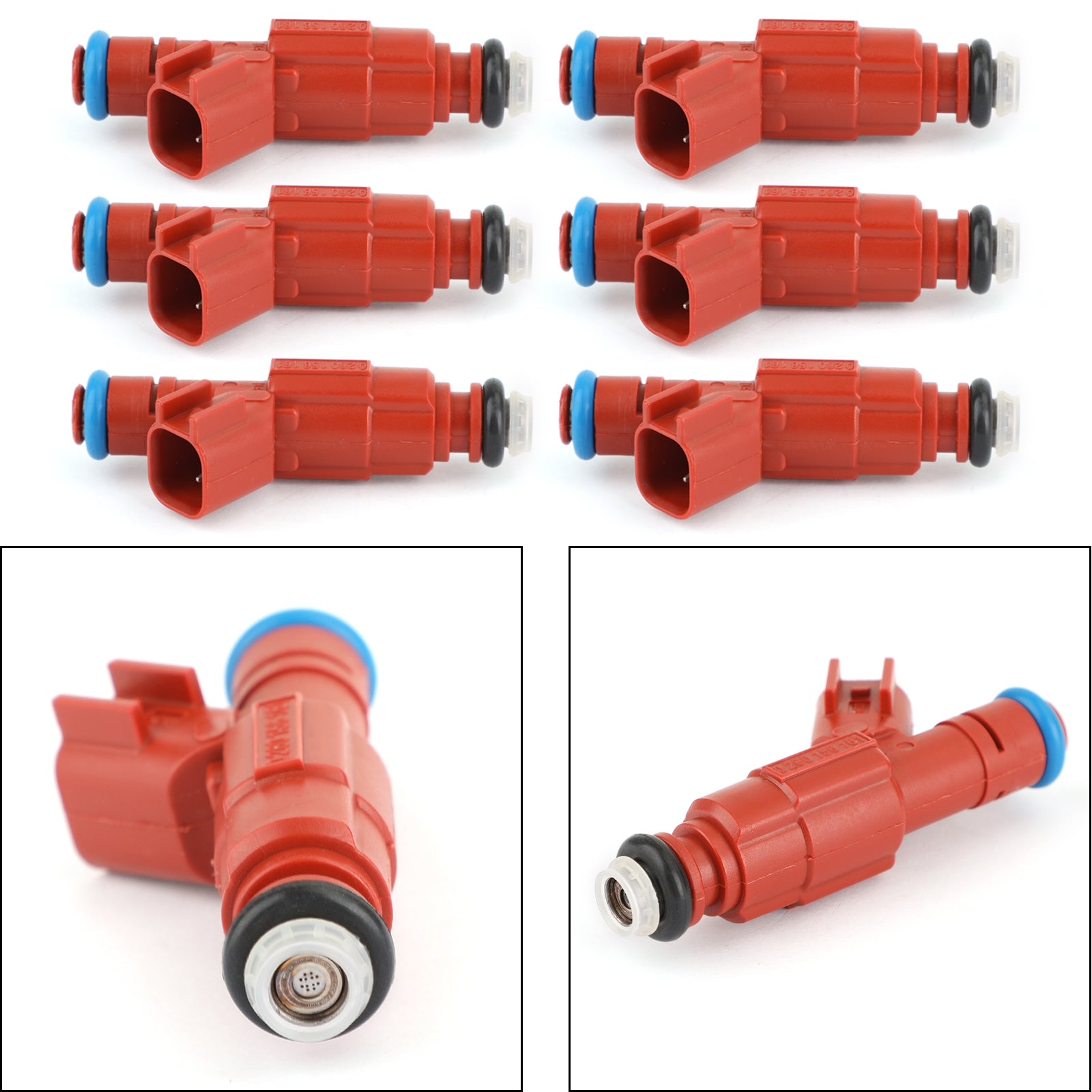 6 pièces 12 trous injecteurs de carburant de remplacement pour Wrangler Mustang 0280156161 générique