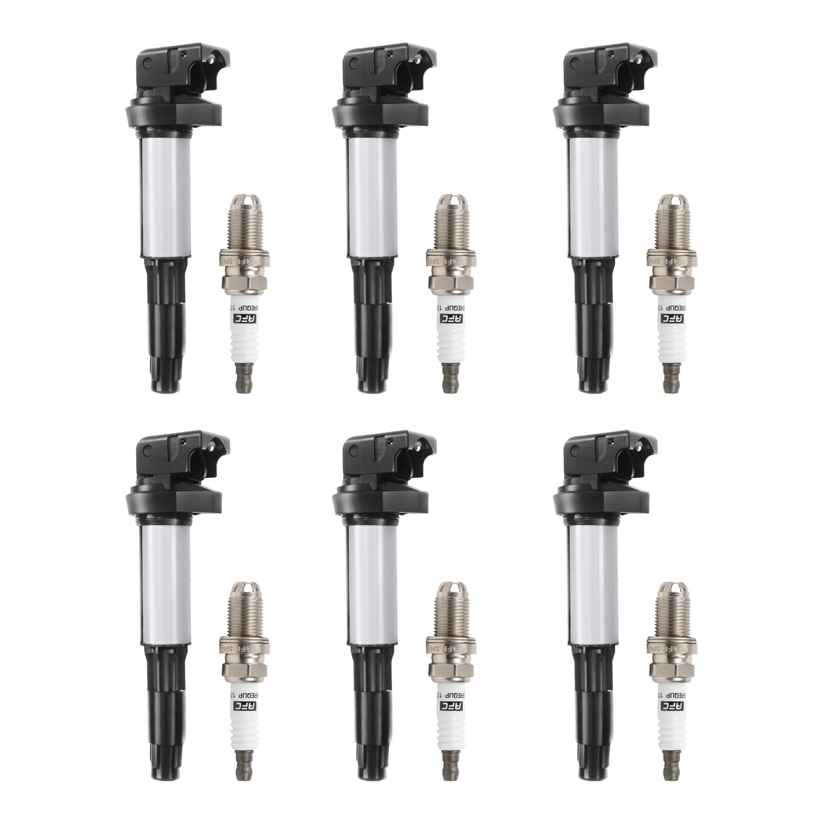 BMW 325 335 525 530i X5 Z4 2,5L 3,0L 6x sytytyspuola + sytytystulppa UF515 UF522