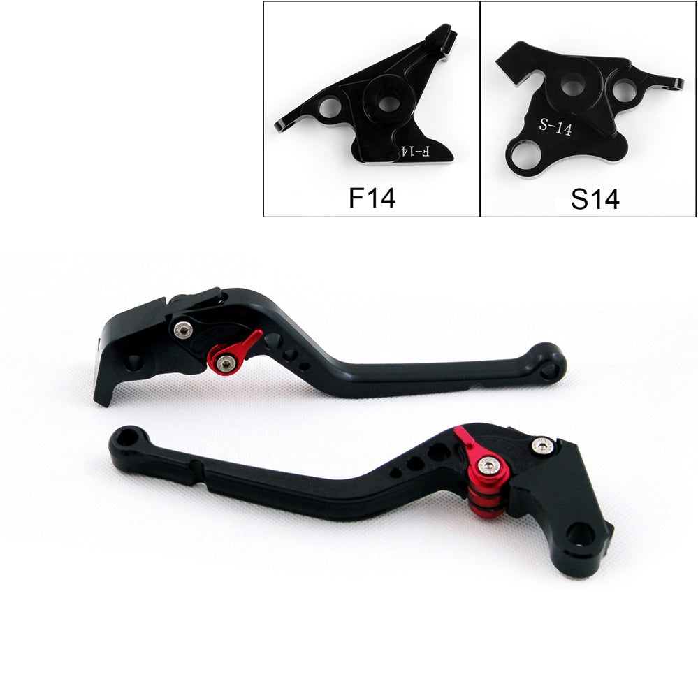 Palancas de freno y embrague para Suzuki GSXR1300 GSF GSX Bandit DL1000 SV1000/S TL Negro Genérico