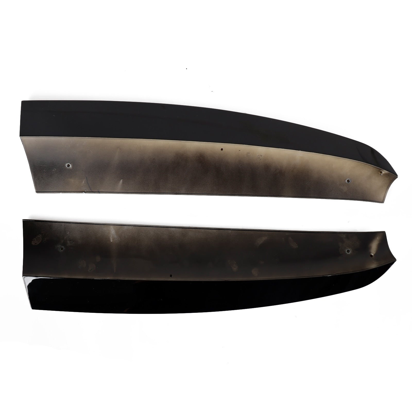 Ford Transit Custom 2012-2023 Aileron de toit arrière noir brillant pour porte de grange double