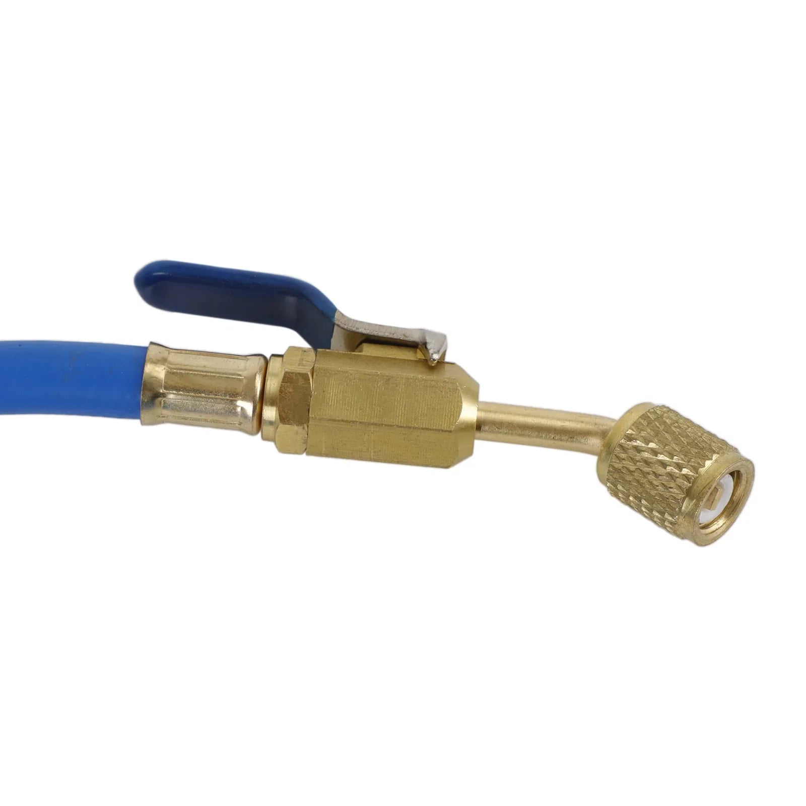 3 węże ładujące HVAC 1/4" SAE 600 PSI z zaworem odcinającym czynnik chłodniczy AC R134A