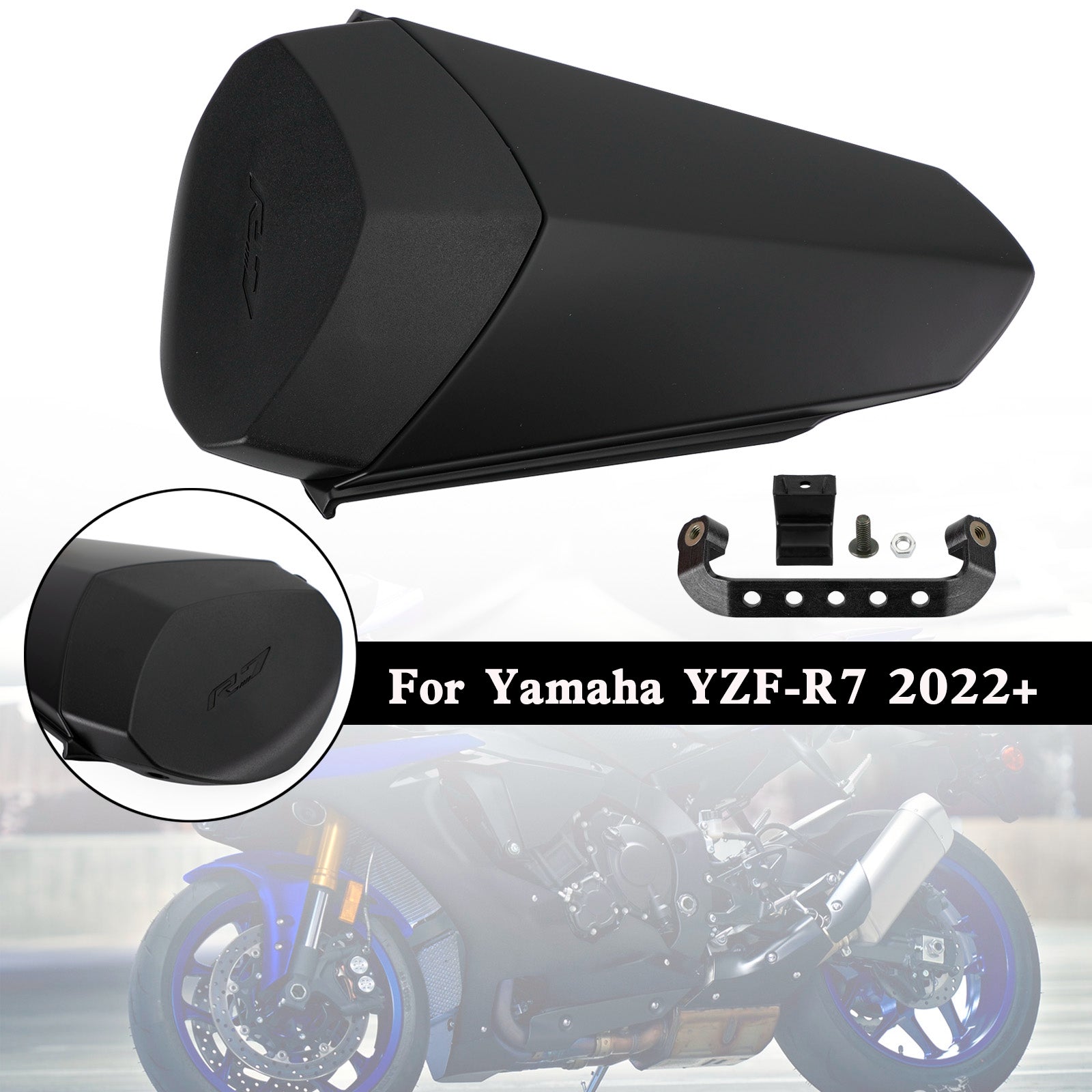 2022 YAMAHA YZF-R7 YZF R7 Cubierta de carenado del asiento trasero trasero
