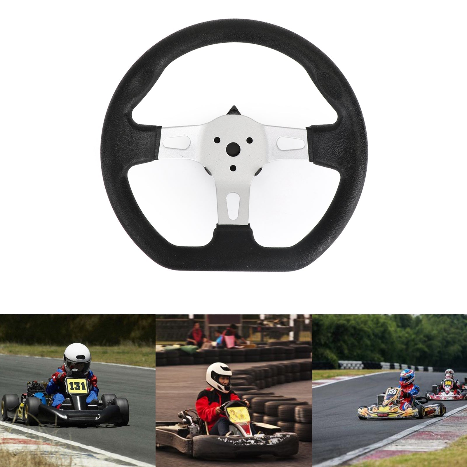 Volante Go Kart de 270mm, 150-300CC, pieza de carrito deportivo todoterreno para carreras