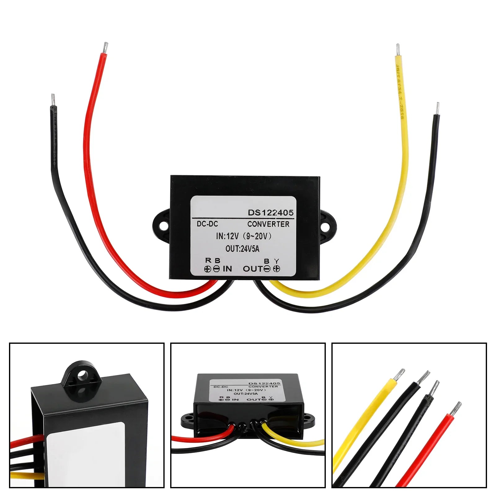 Convertitore di sollevamento di impermeabilizzazione DC-DC 12V a 24 V Modulo di auto