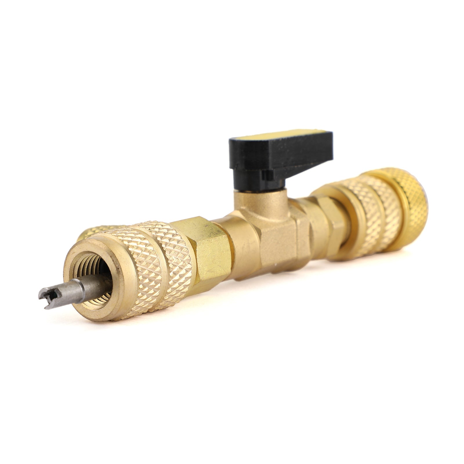 Outil d'installation de port double taille 1/4" et 5/16" HVAC AC Valve Core Remover