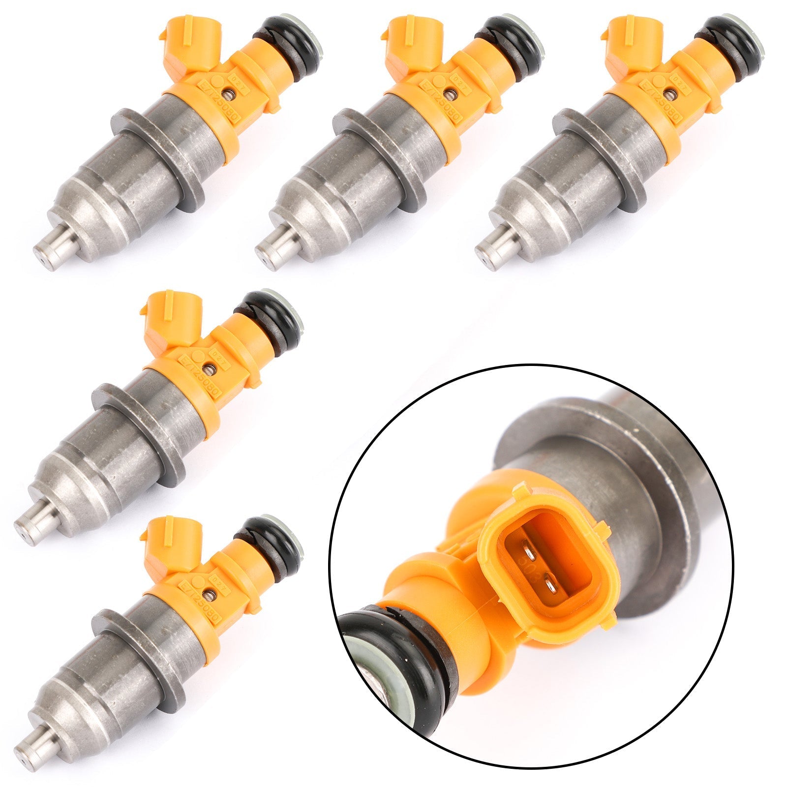 6 pezzi iniettore carburante adatto per fuoribordo Yamaha HPDI 250 300HP 2003-2020 60V-13761-00-00 generico