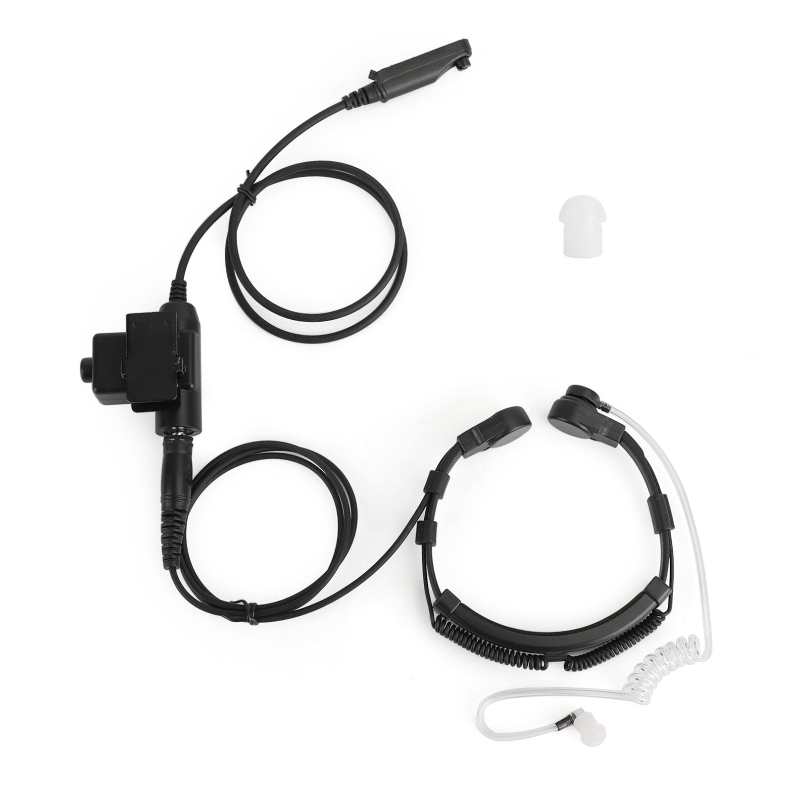 BaoFeng BF-UV9Rplus BF-UV9R Auriculares tácticos con micrófono de garganta impermeables